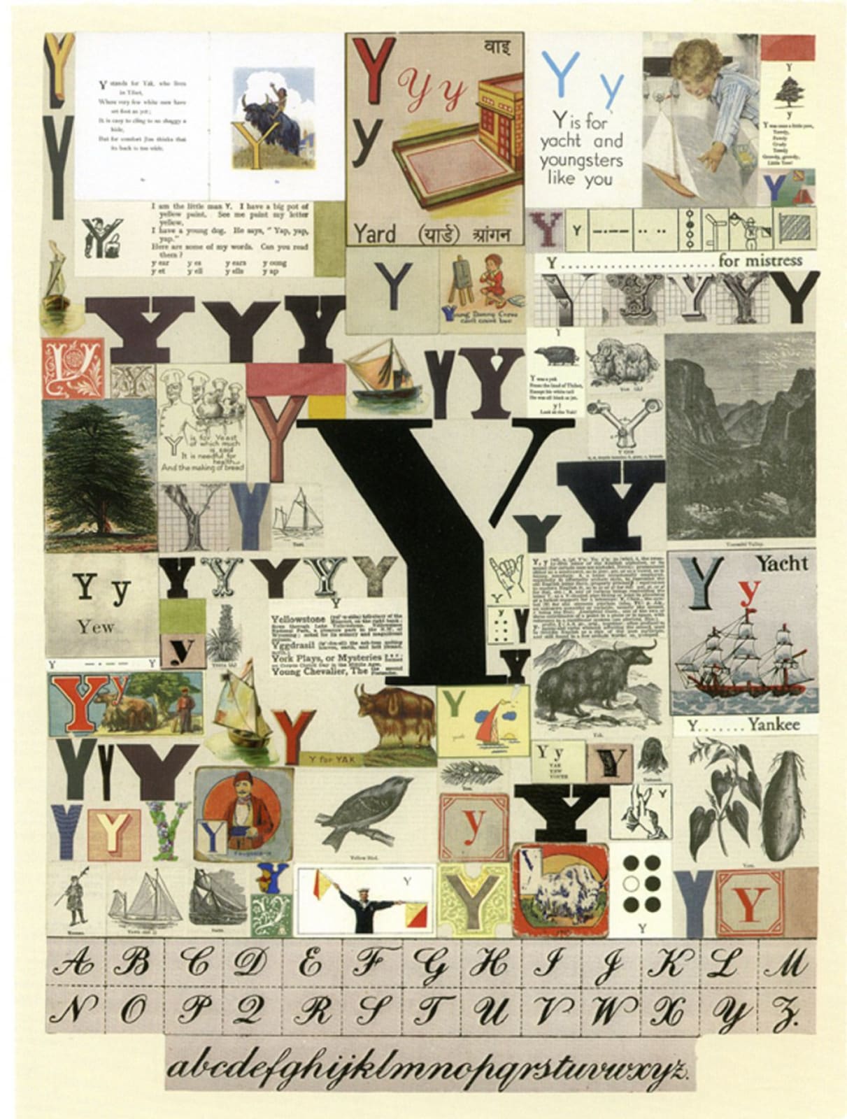 Peter Blake, An Alphabet: The Letter Y, 2007
