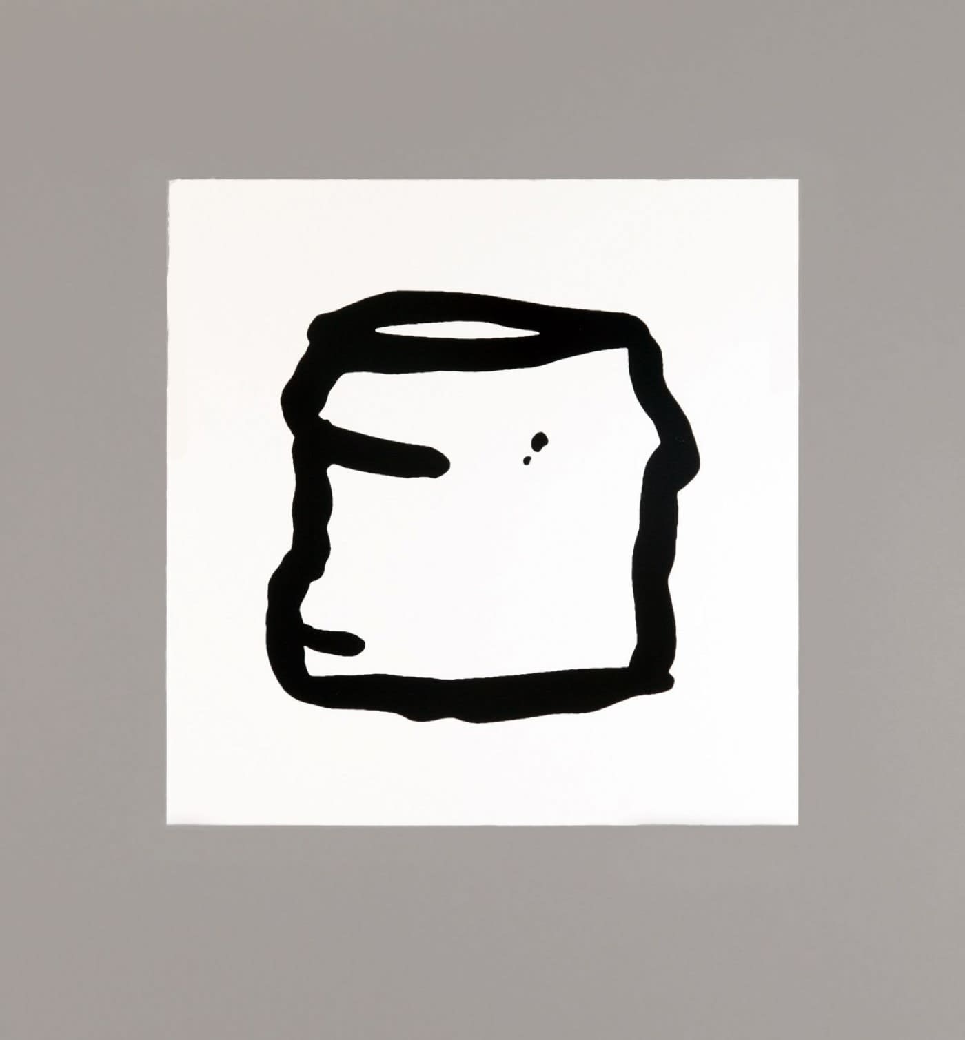 Bruce Mclean, Scone in a White Interior, 2014