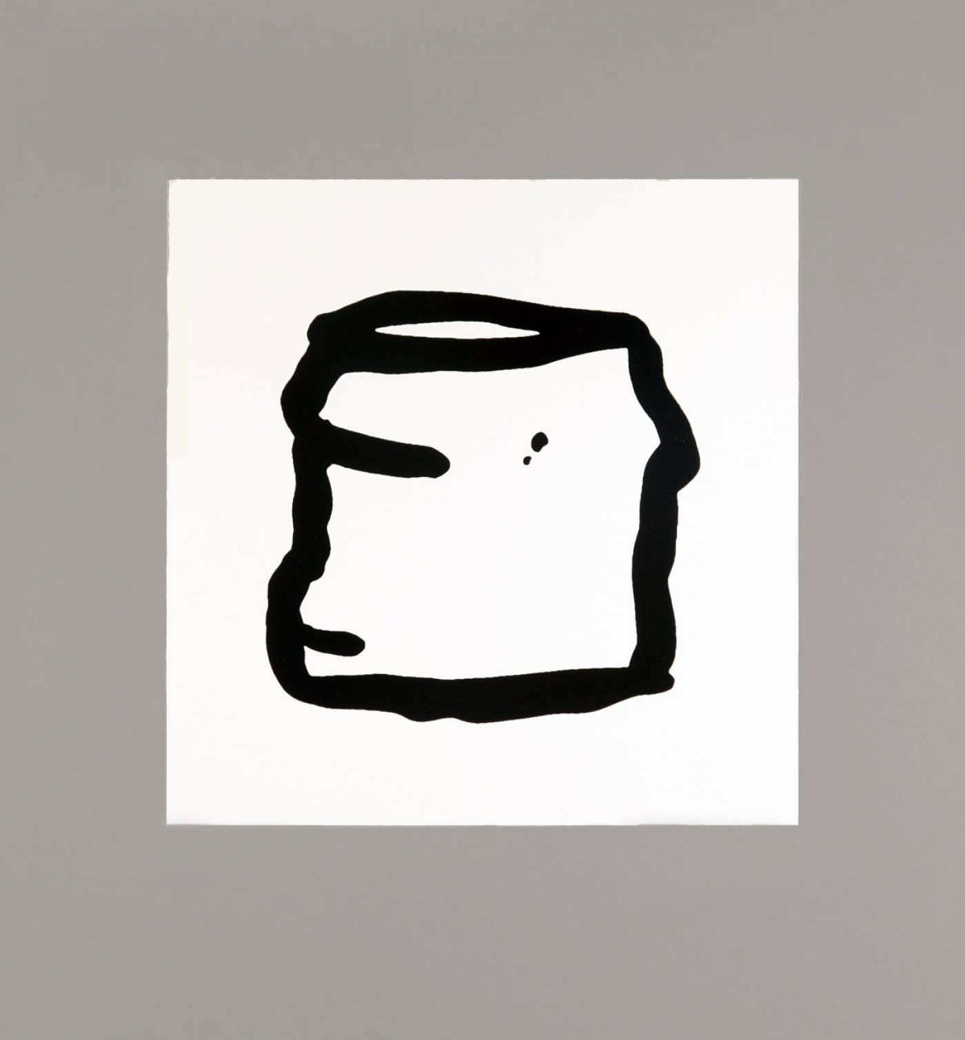 Bruce Mclean, Scone with the White Interior, 2014