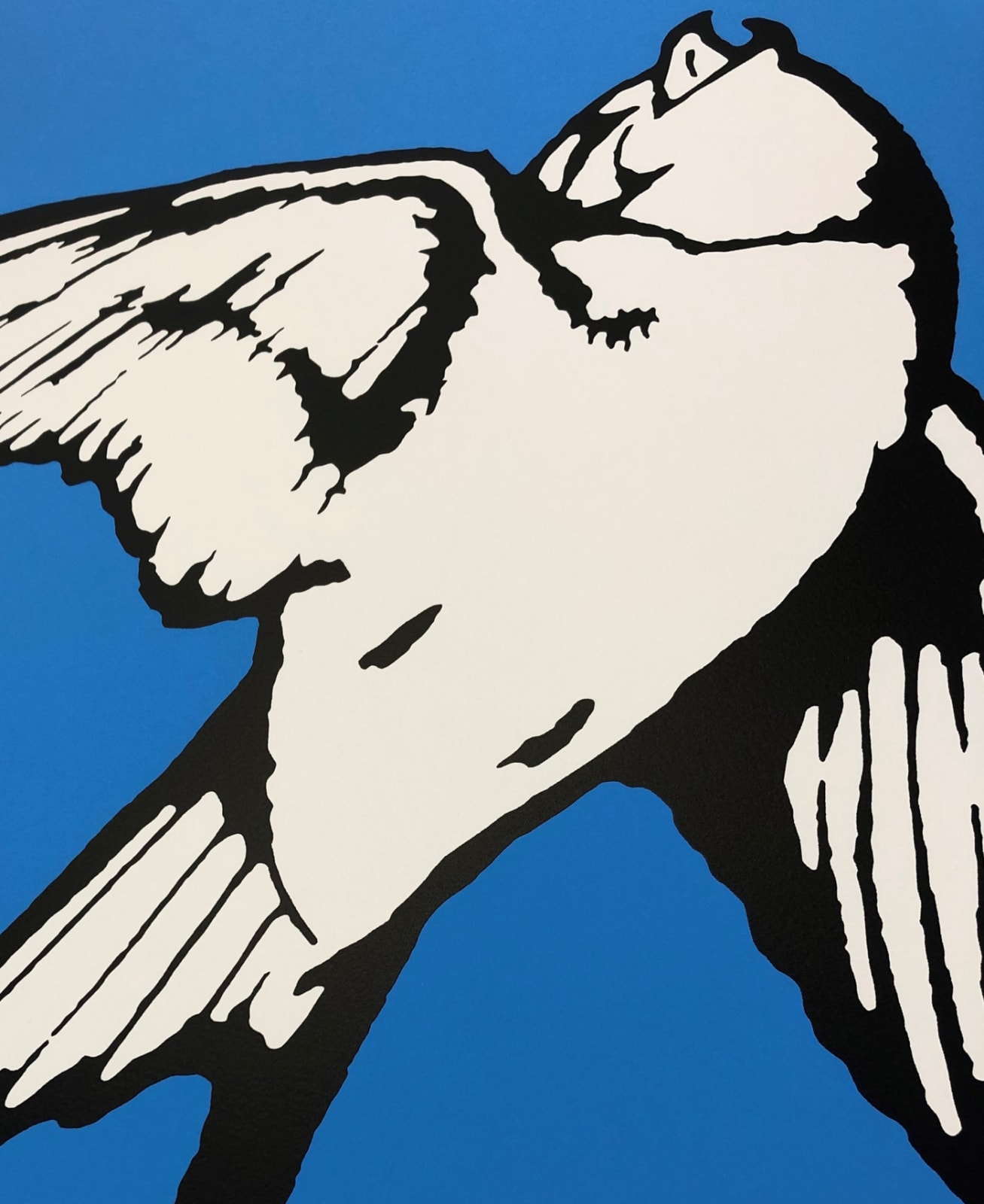 Dan Baldwin, Love and Light Blue and Pale Grey, 2019
