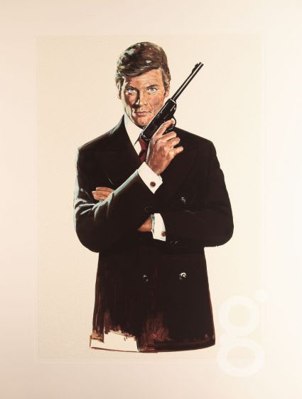 Robert McGinnis, Roger moore- 007 (diamond dust)
