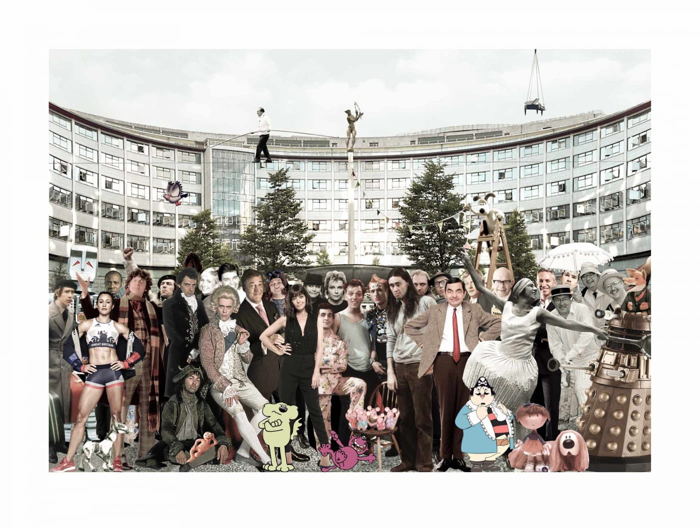 Peter Blake, BBC3- Tightrope Walker, 2018