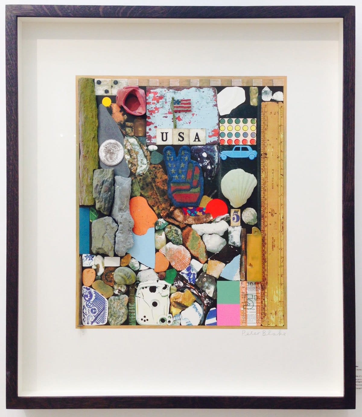 Peter Blake, 3D USA Series: Stones and Shells, 2019