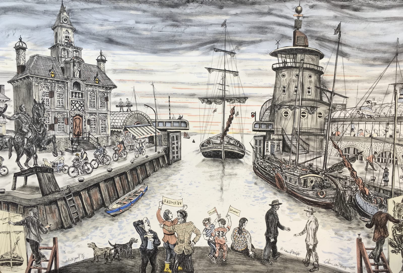 Chris Orr, A View Of Delft, 2013