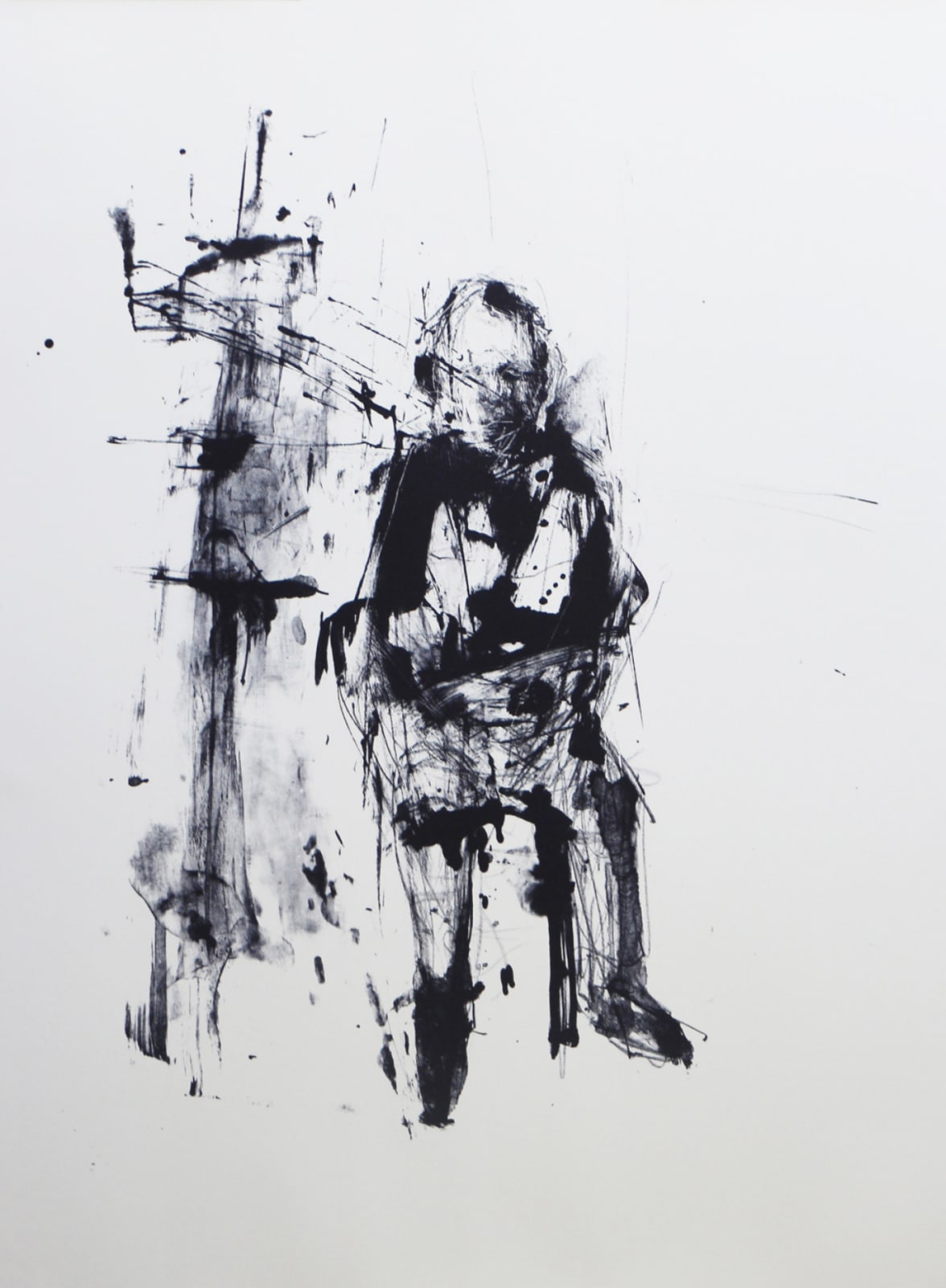 Henry Jabbour, Seated Man, 2016