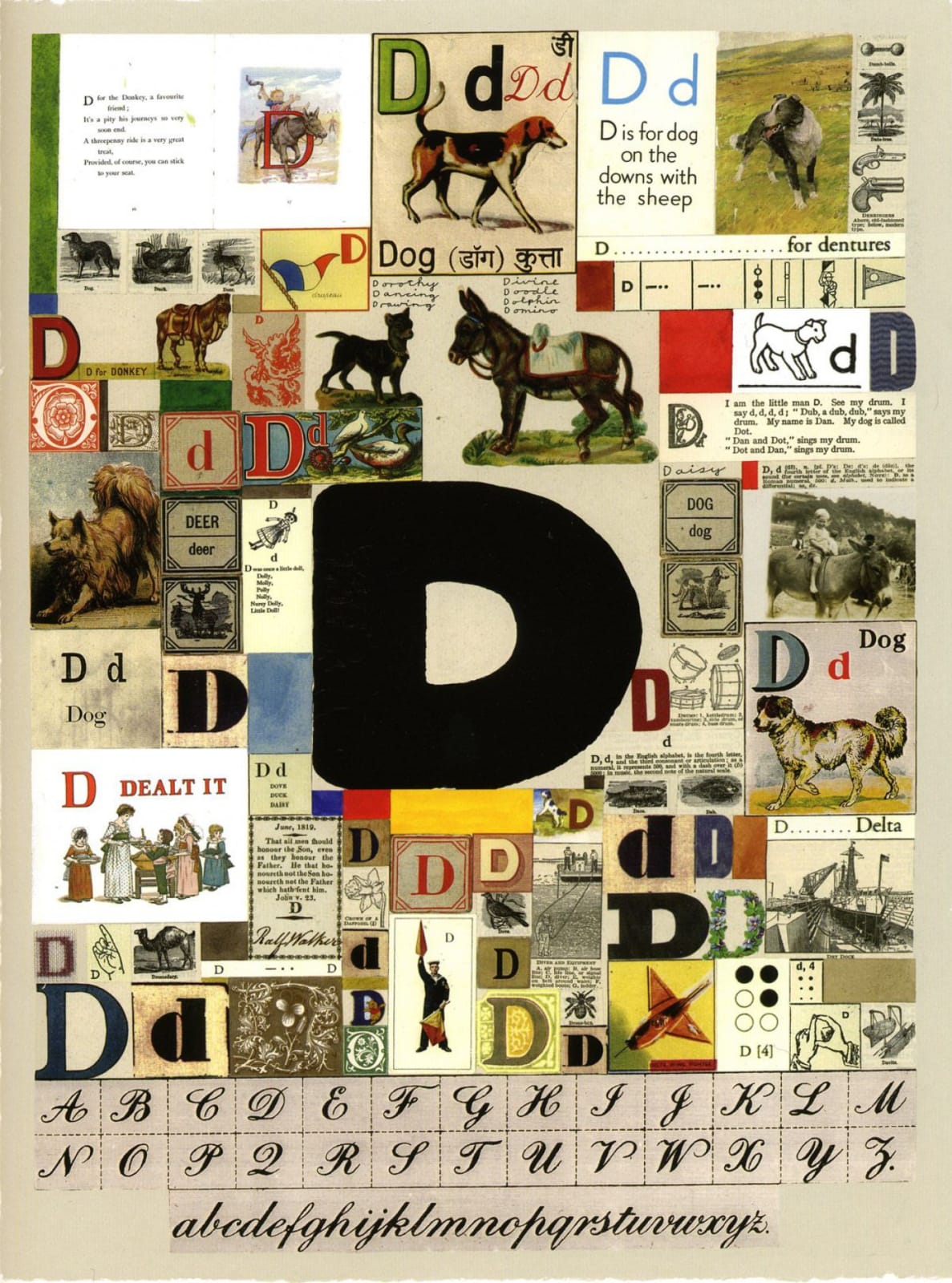 Peter Blake, An Alphabet: The Letter D, 2007