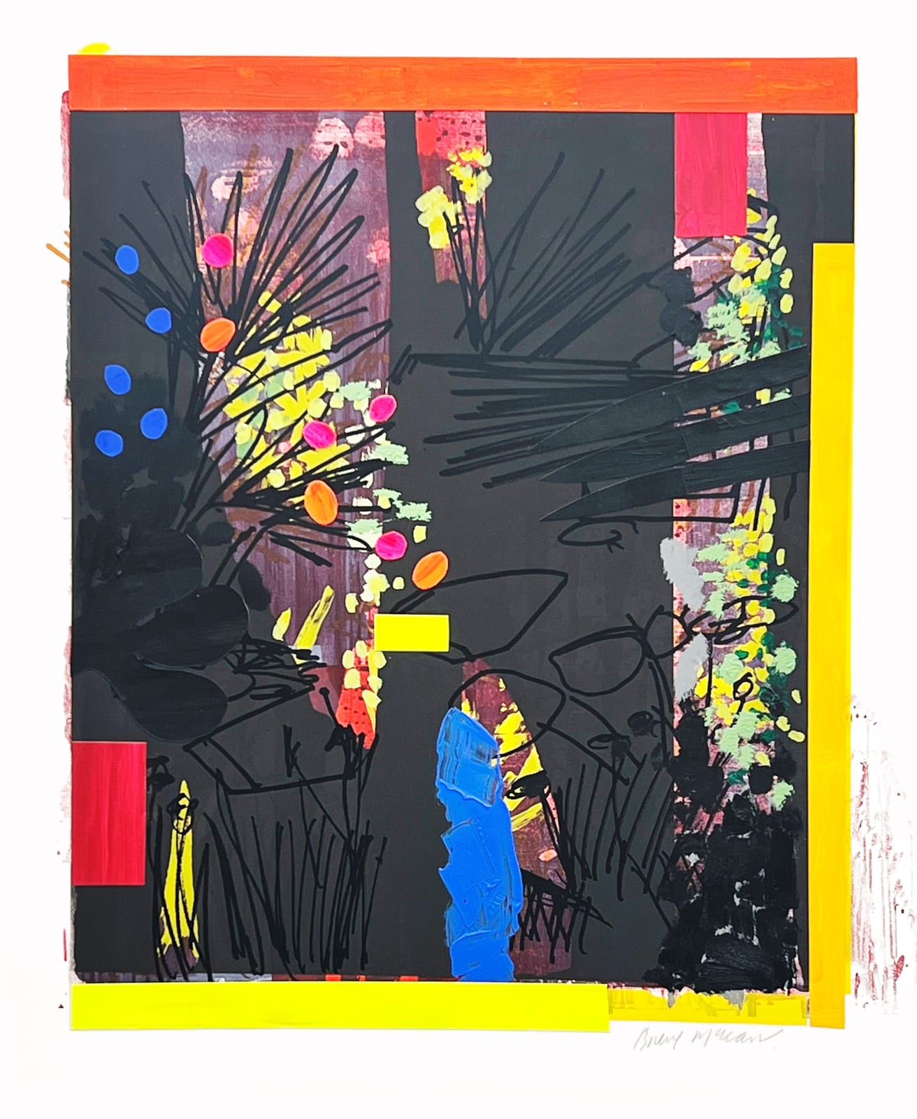 Bruce Mclean, Pomegranate Autumn , 2024