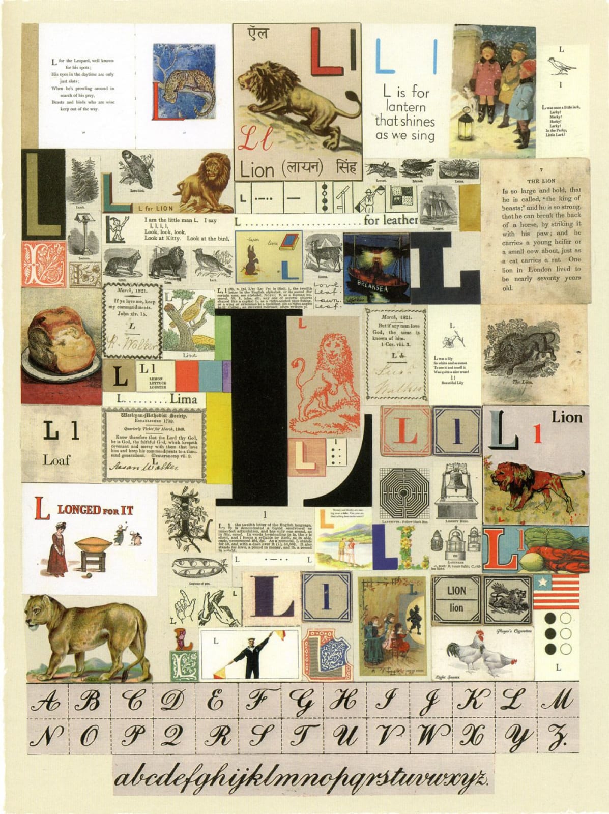Peter Blake, An Alphabet: The Letter L , 2007