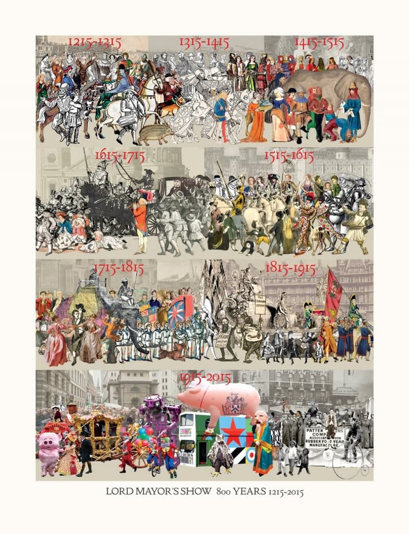 LMS Annual Celebratory Artworks, Lord Mayor's Show 800 Years by Peter Blake, 2015