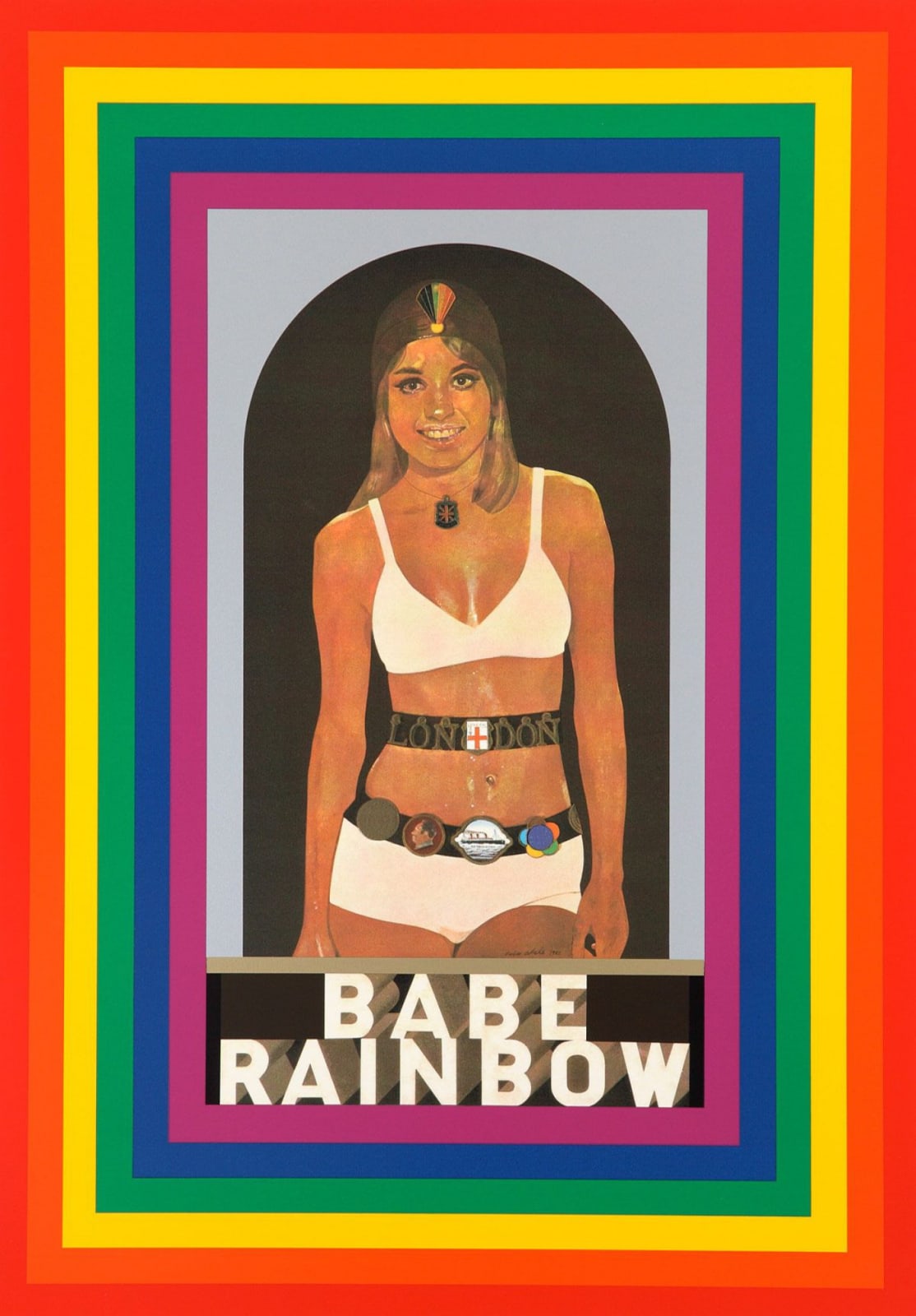 Peter Blake, Alphabet: R for Rainbow, 1991