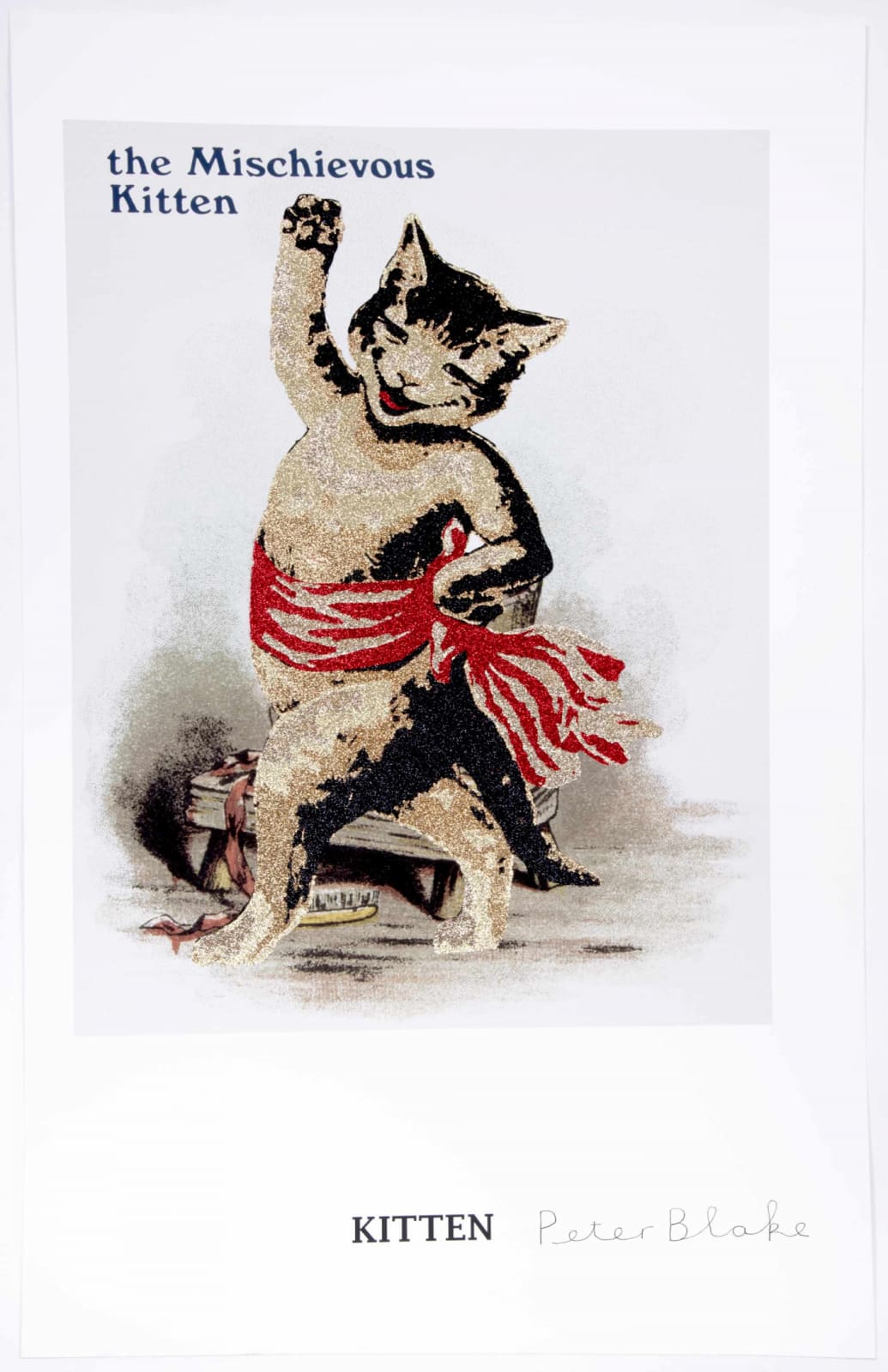 Peter Blake, Reclaimed Icons - Kitten, 2018
