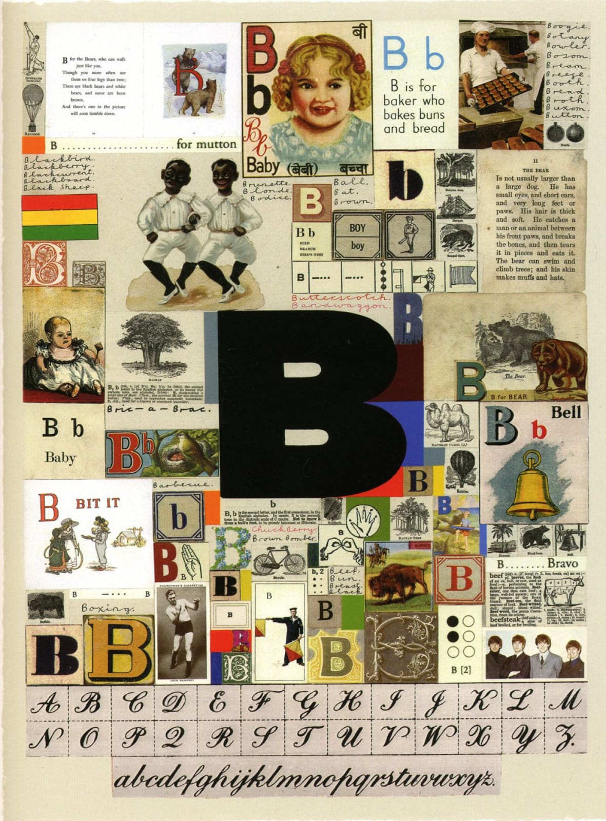 Peter Blake, An Alphabet: The Letter B, 2007