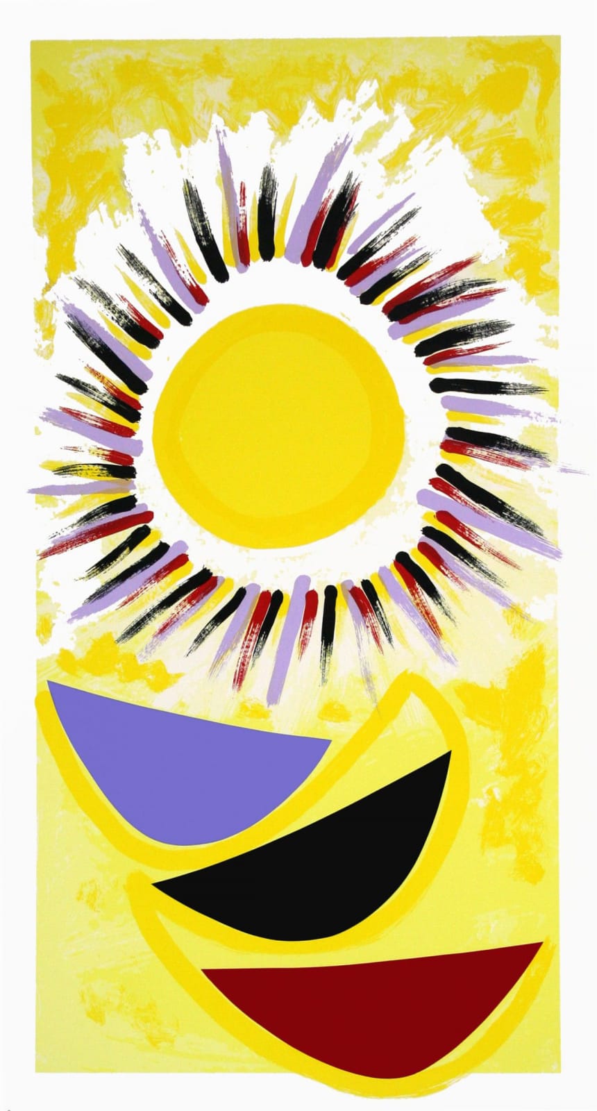 Sir Terry Frost, Lilac and Red Tolcarne, 1999