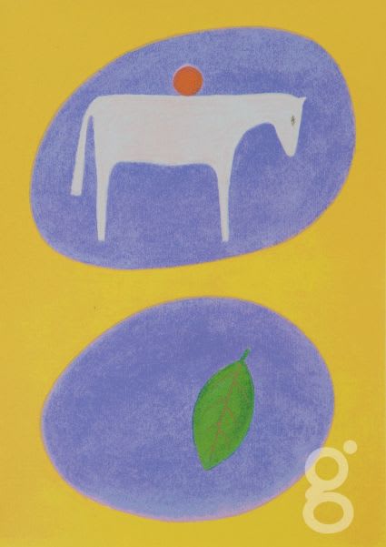 Jane Poulton, Spirit Horse and Leaf