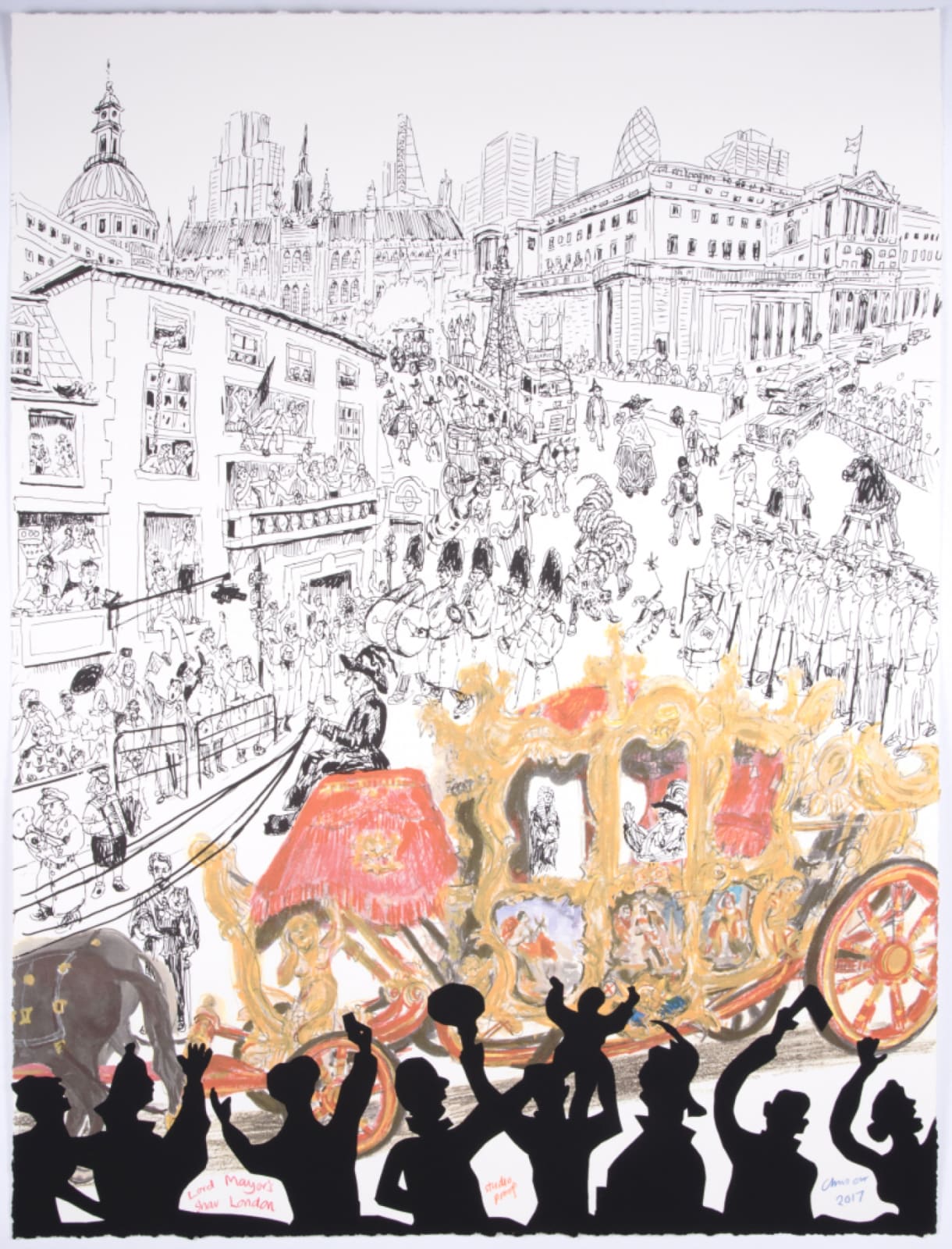 LMS Annual Celebratory Artworks, 'Lord Mayors Show 2017' by Chris Orr , 2017