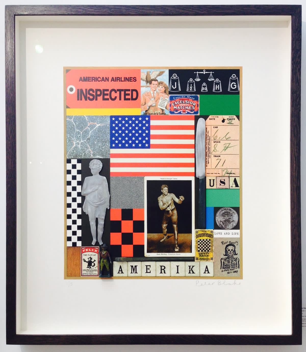 Peter Blake, 3D USA Series: Boxer, 2019