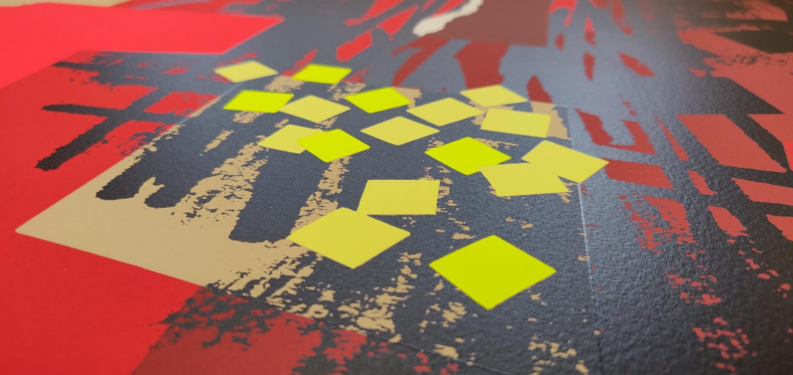 Bruce Mclean, Red Hot Autumn, 2021
