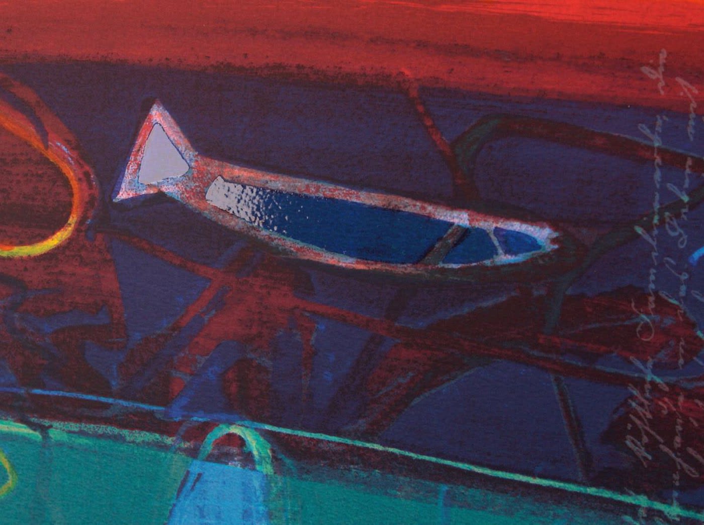 Barbara Rae RA, Fish Pool, 2010