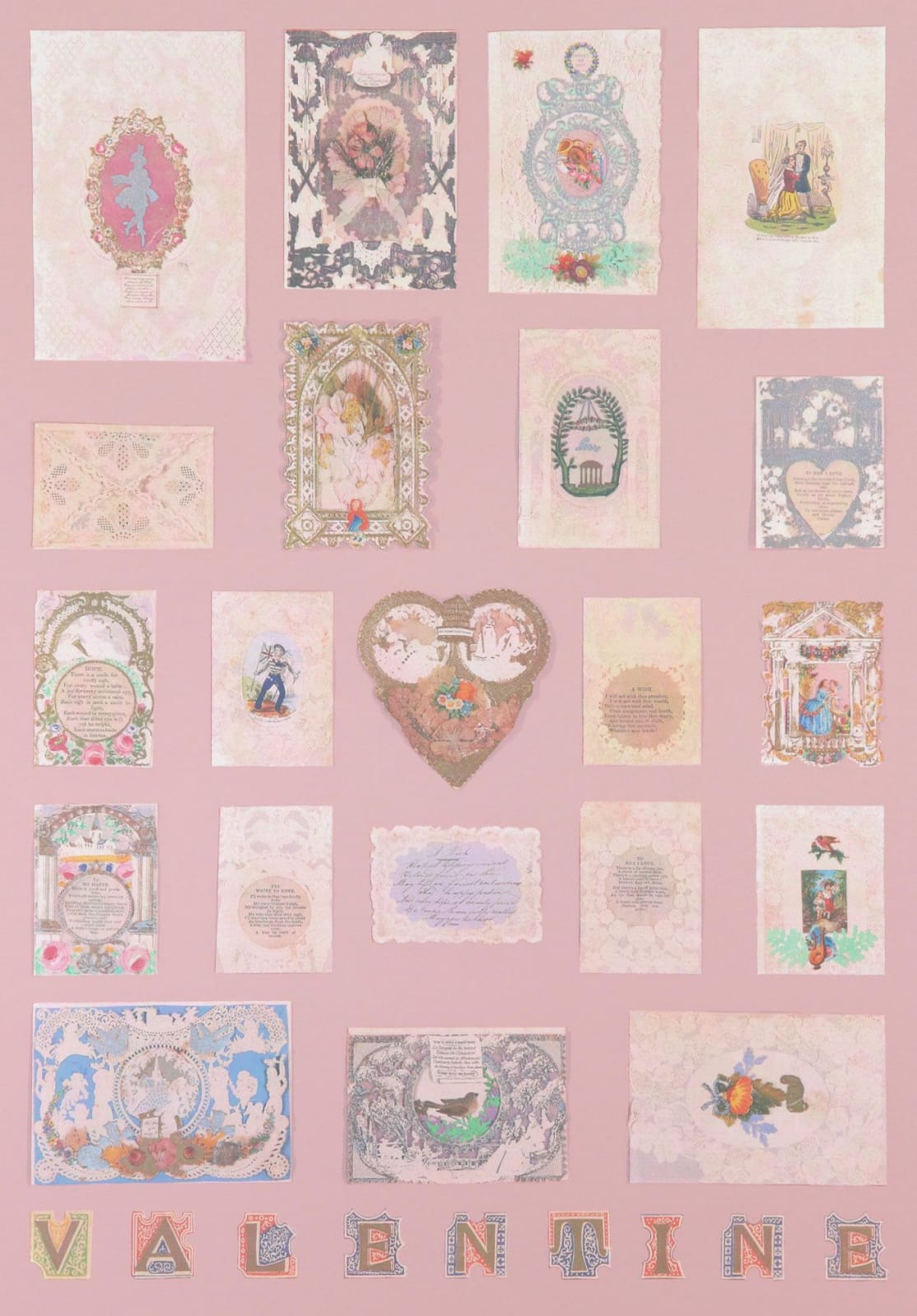 Peter Blake, Alphabet: V for Valentine, 1991