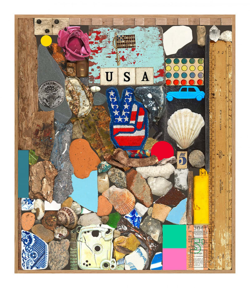 Peter Blake, USA Series: Stones and Shells, 2014