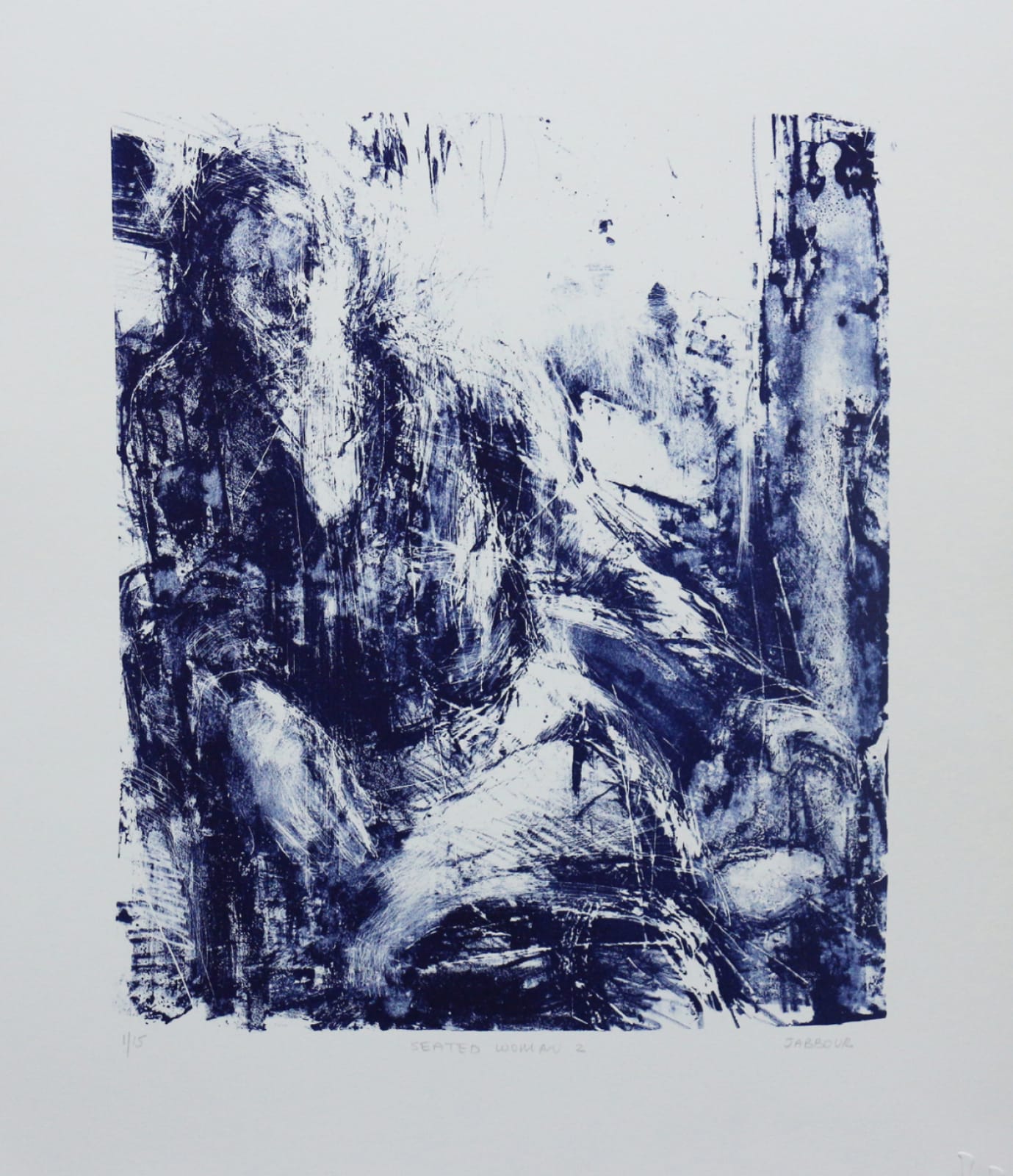 Henry Jabbour, Seated Woman II, 2016