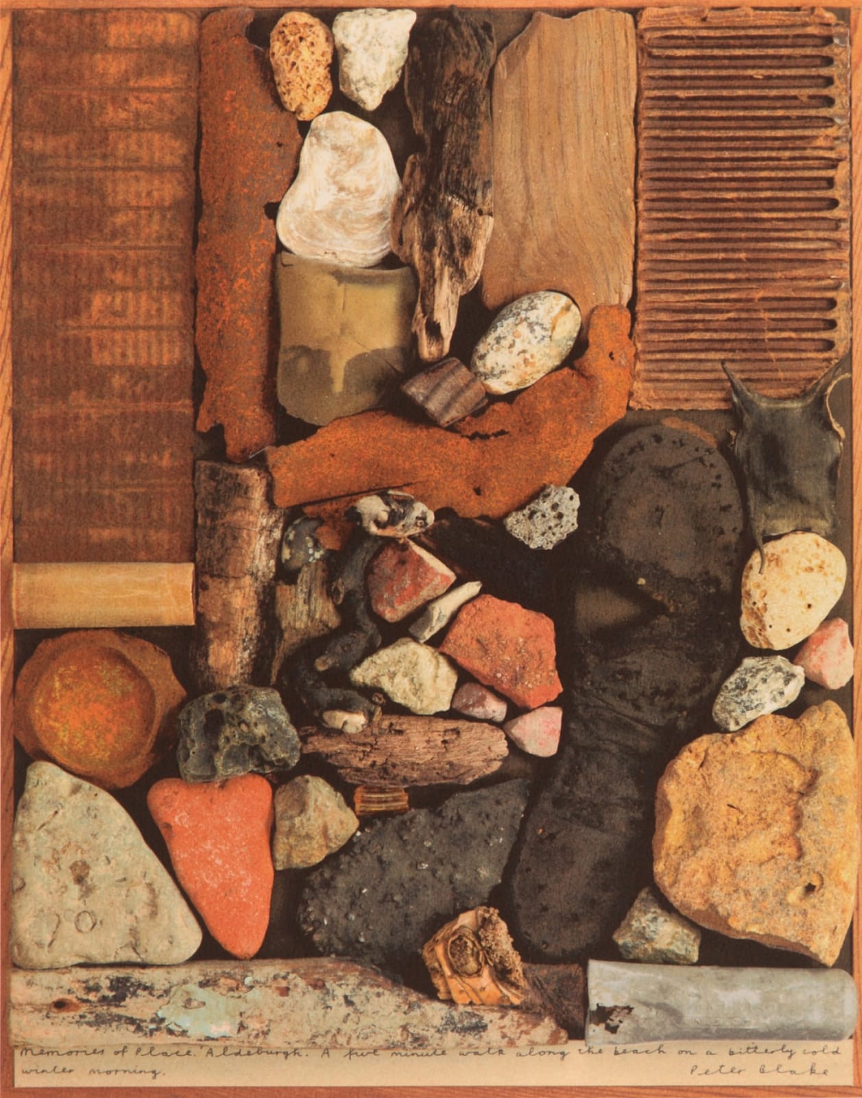 Peter Blake, A Walk Along Aldeburgh Beach, 2011