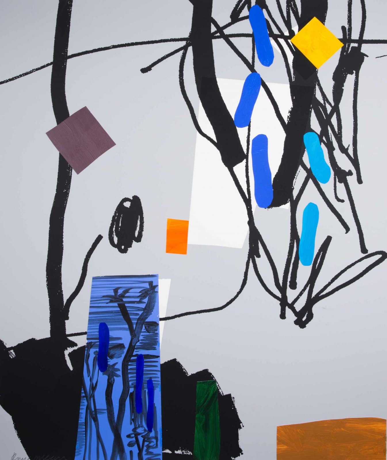Bruce Mclean, Dream Garden Mono 7, 2017