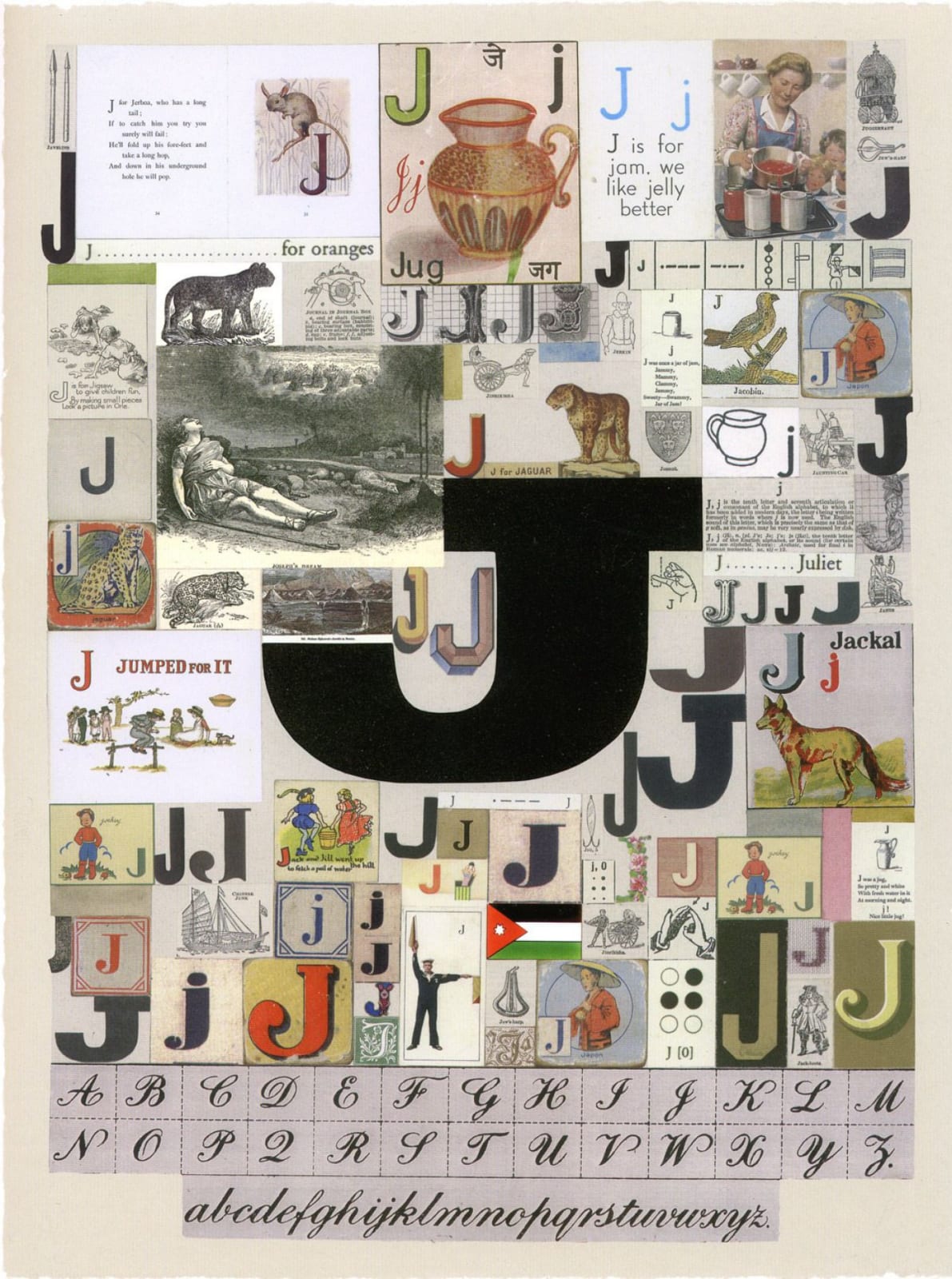 Peter Blake, An Alphabet: The Letter J, 2007