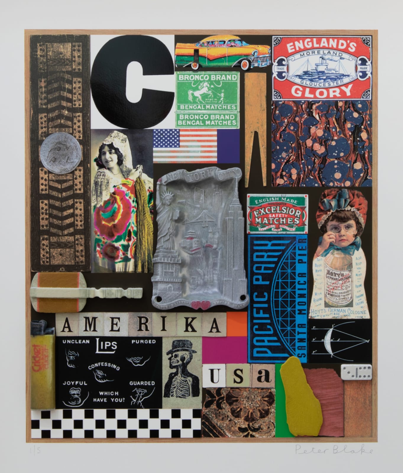 Peter Blake, 3D USA Series: Pacific Park, 2019