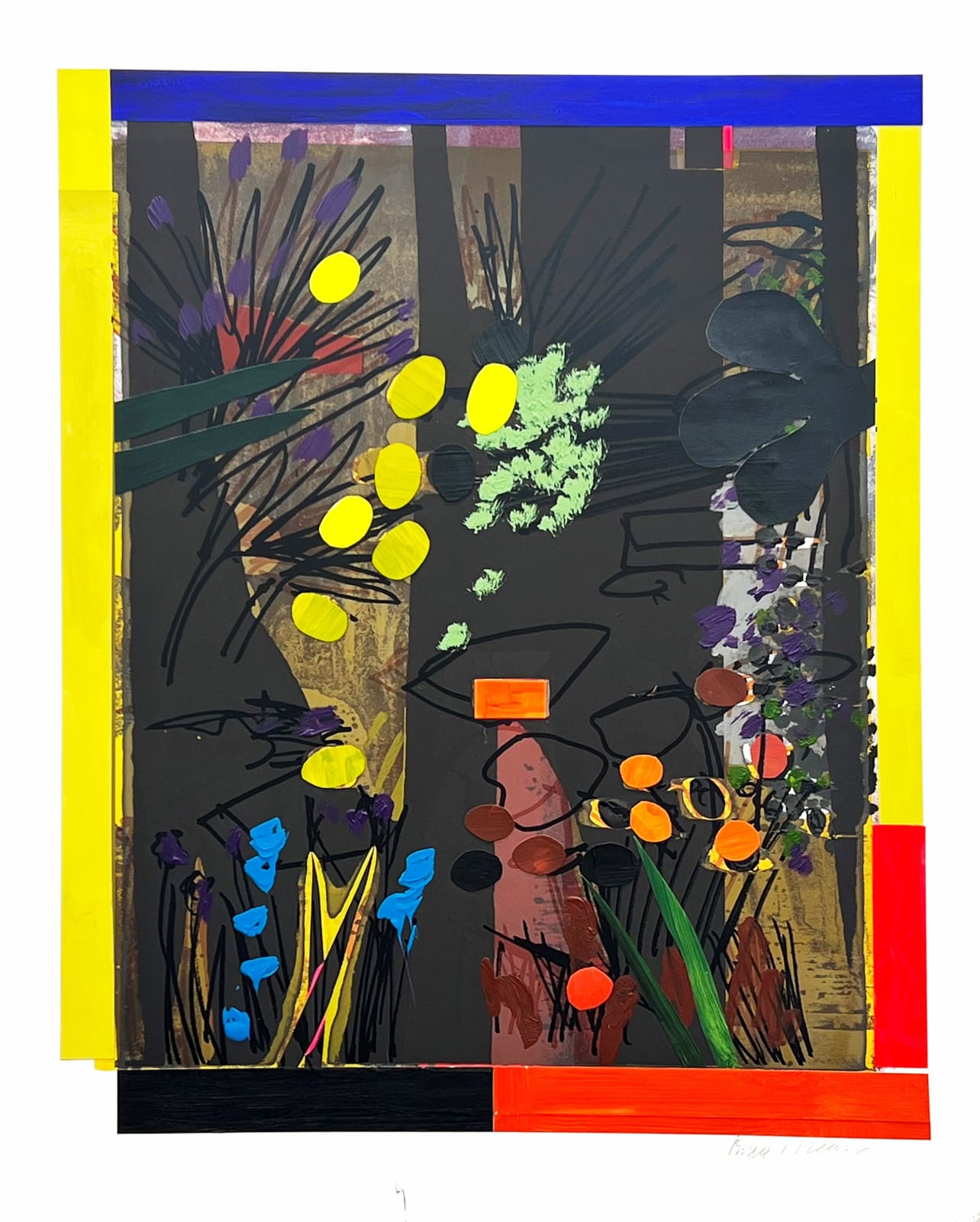 Bruce Mclean, Lemon Spring, 2024