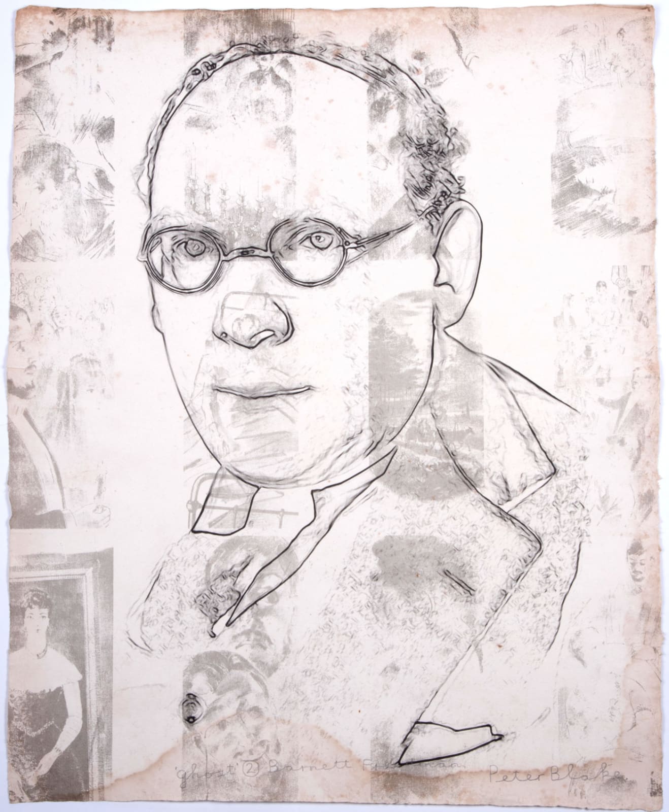 Peter Blake, Ghost 2 - Barnett Freedman, 2018