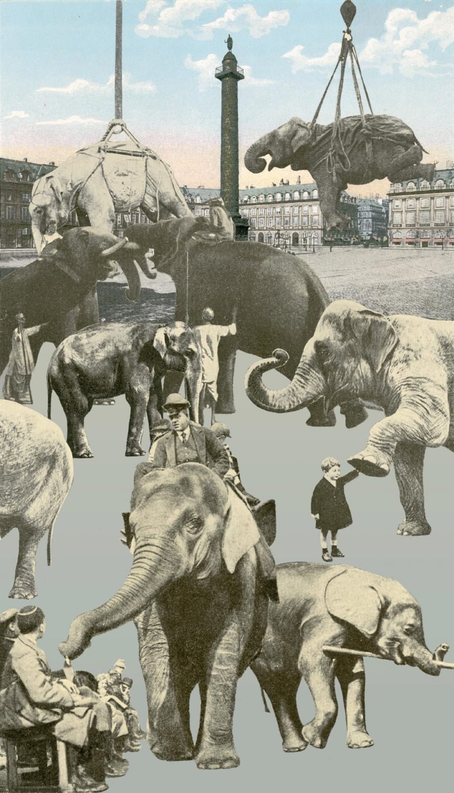 Peter Blake, Paris: Elephants, 2011