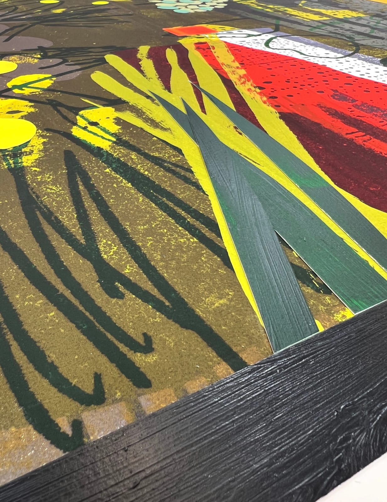 Bruce McLean, Dark Spring With Blossom, 2024