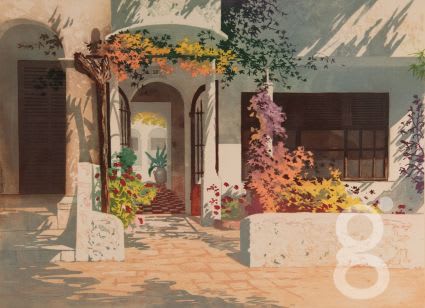 Simon Bull, Sunlit Doorway i