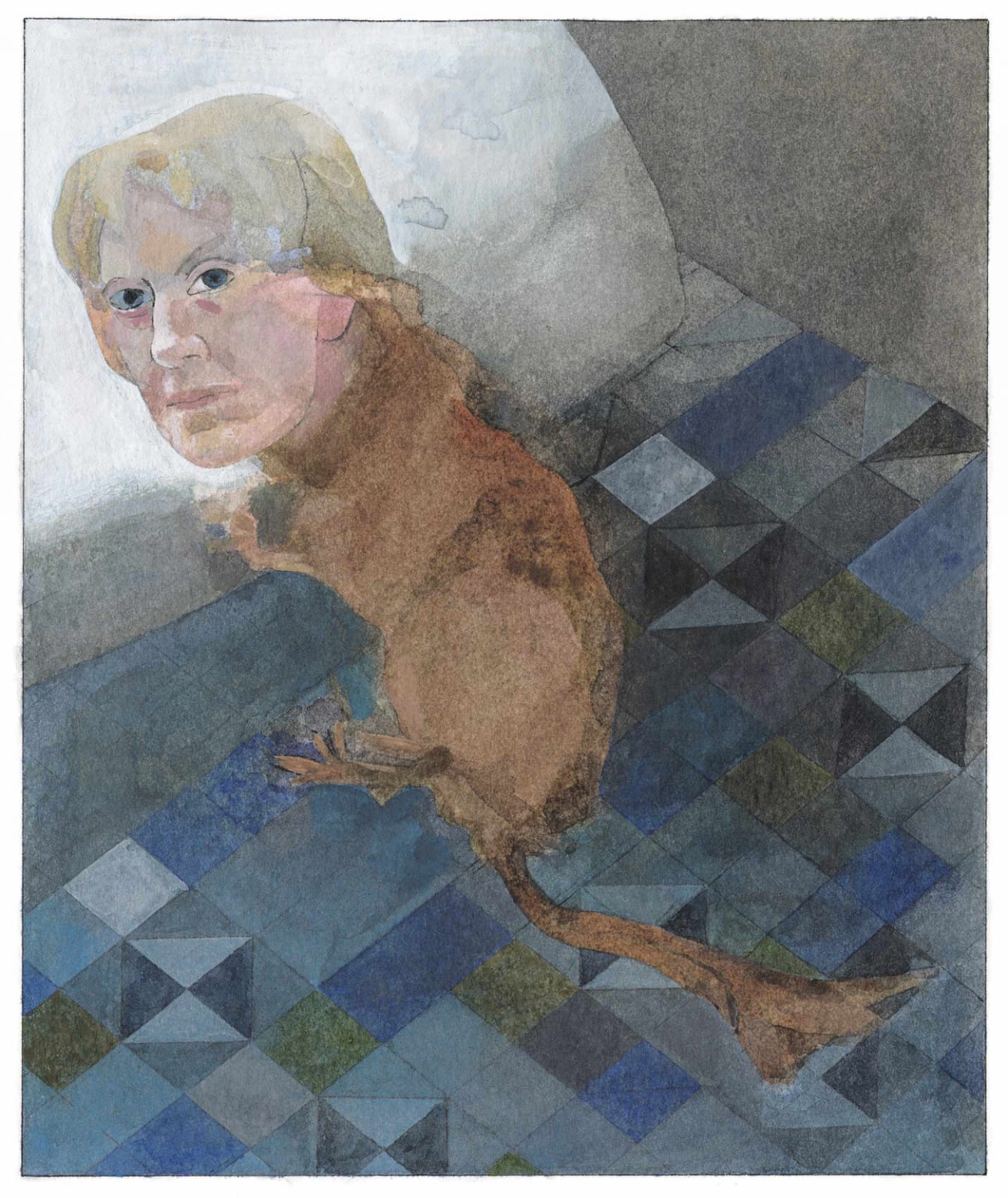 Peter Blake, Under Milkwood: Mrs Organ Morgan, Groceress, 2013