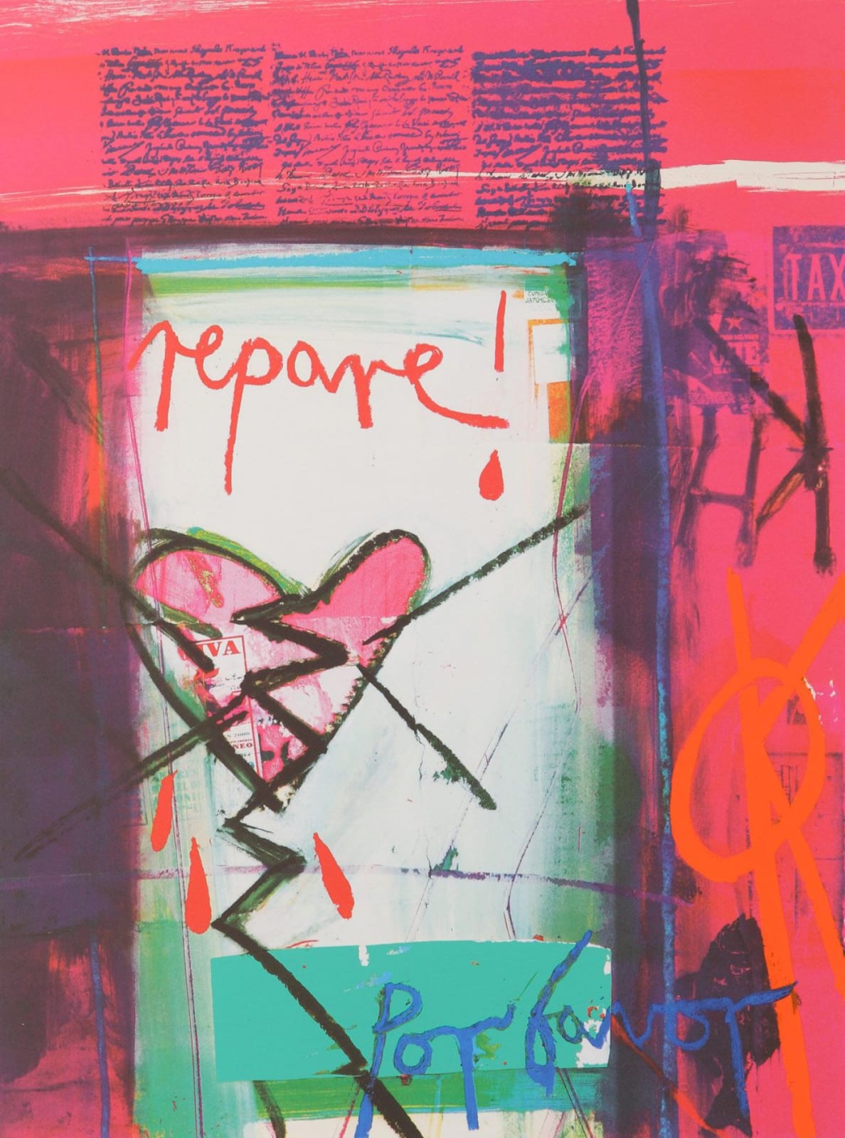 BHF Breath of Life Portfolio, 'Repare! Por Favor' by Barbara Rae, 2010