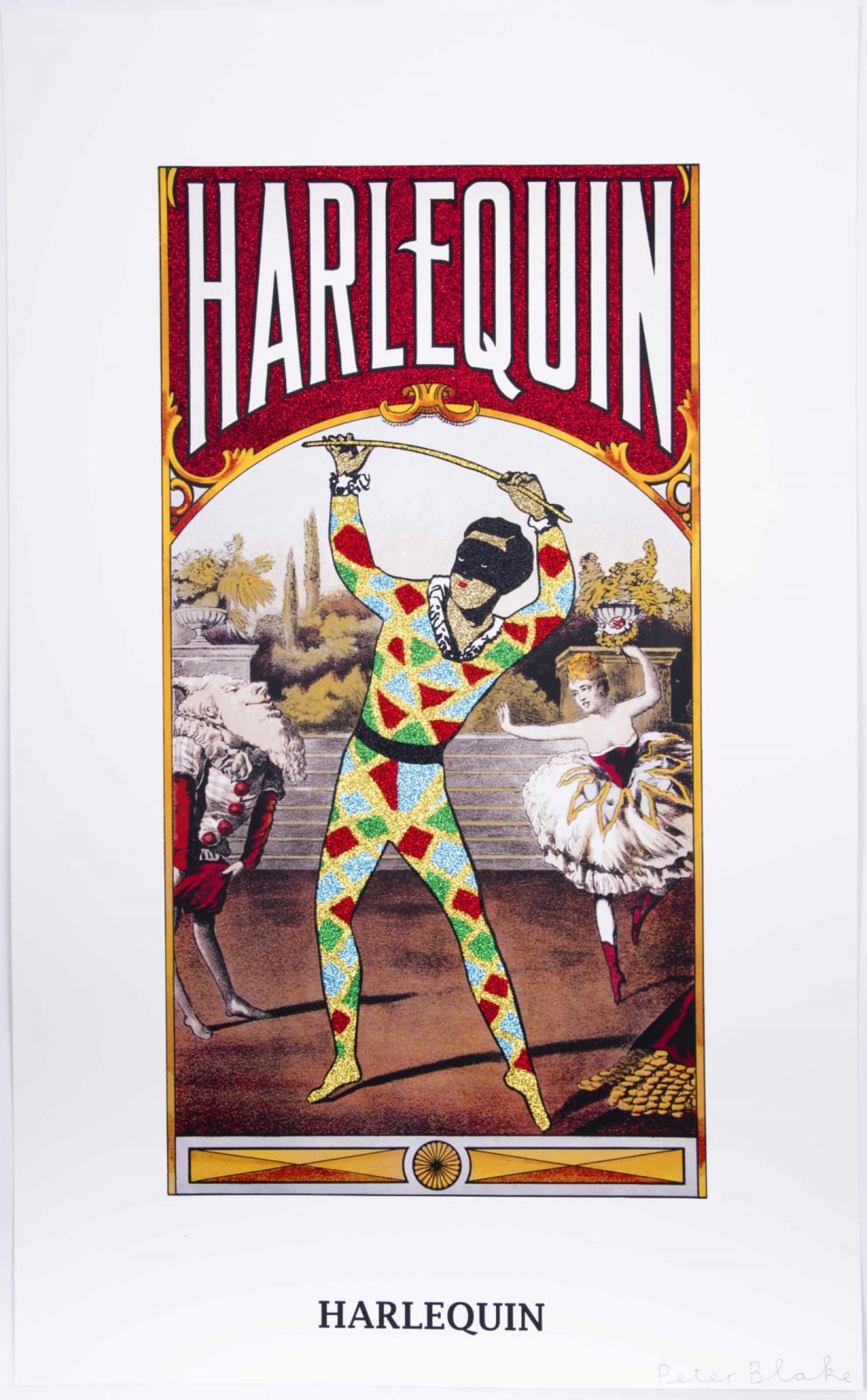Peter Blake, Reclaimed Icons - Harlequin, 2018