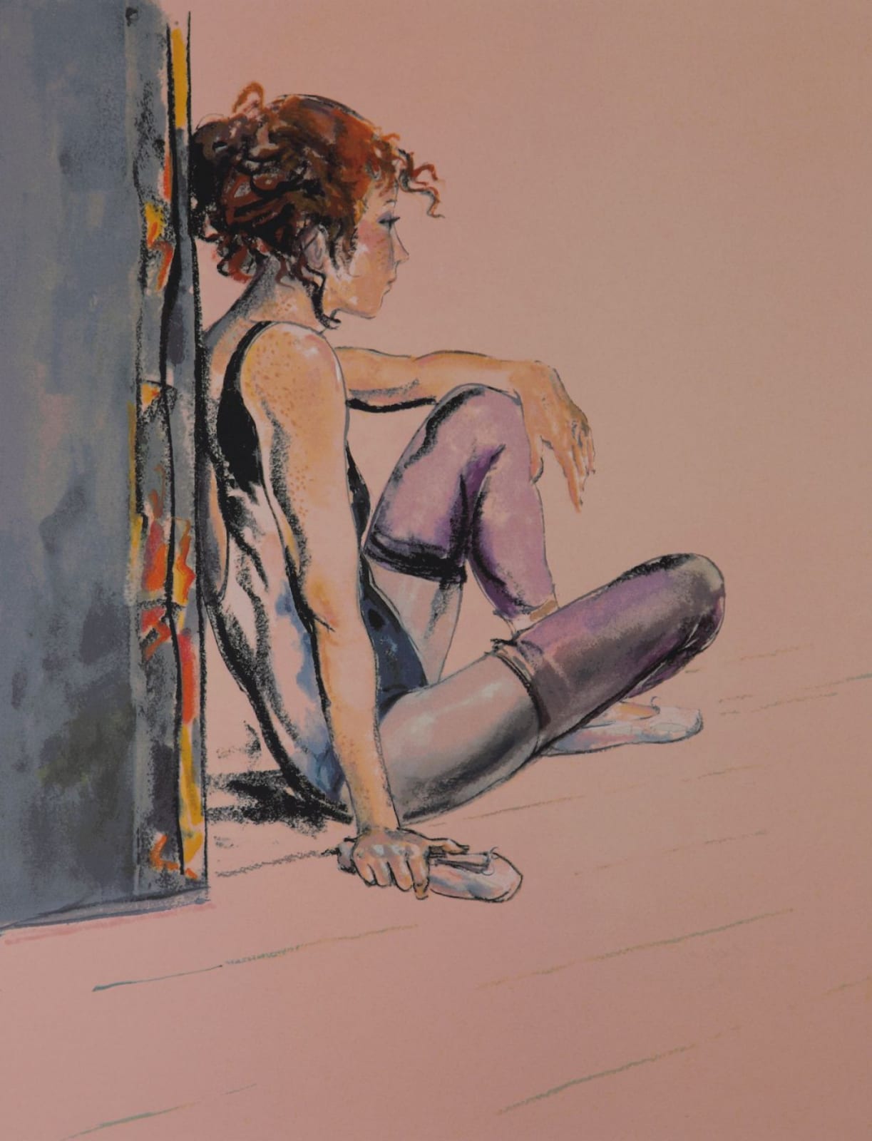 Donald Hamilton Fraser, Dancer in Purple Leggings, 1996