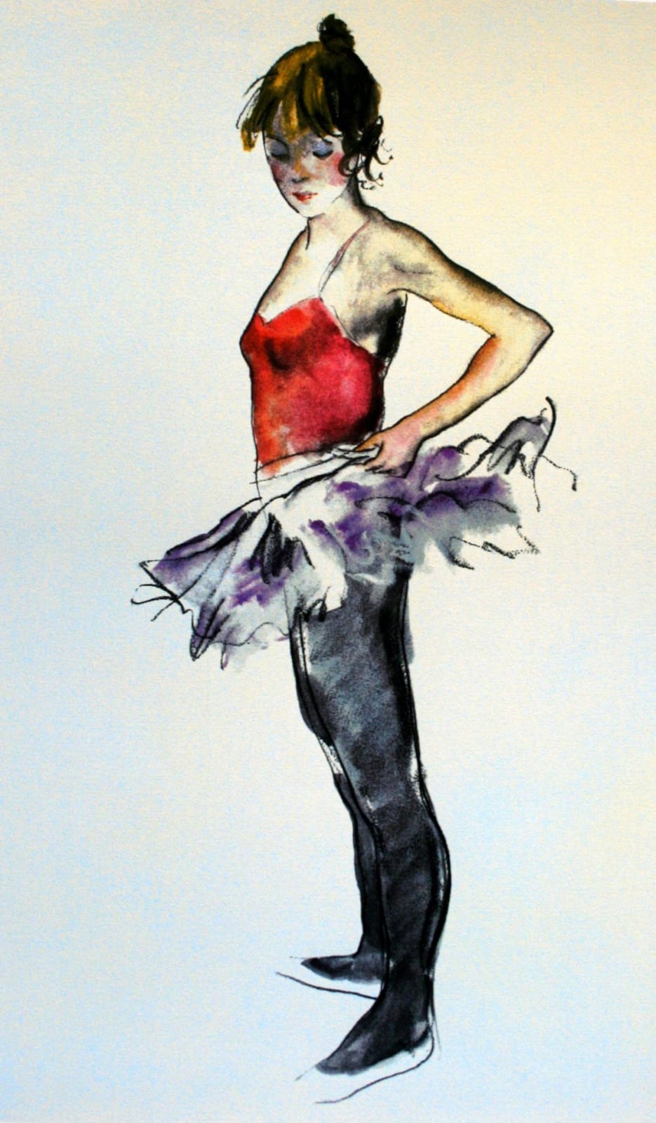 Donald Hamilton Fraser, Dancer Adjusting her Tutu, 1989