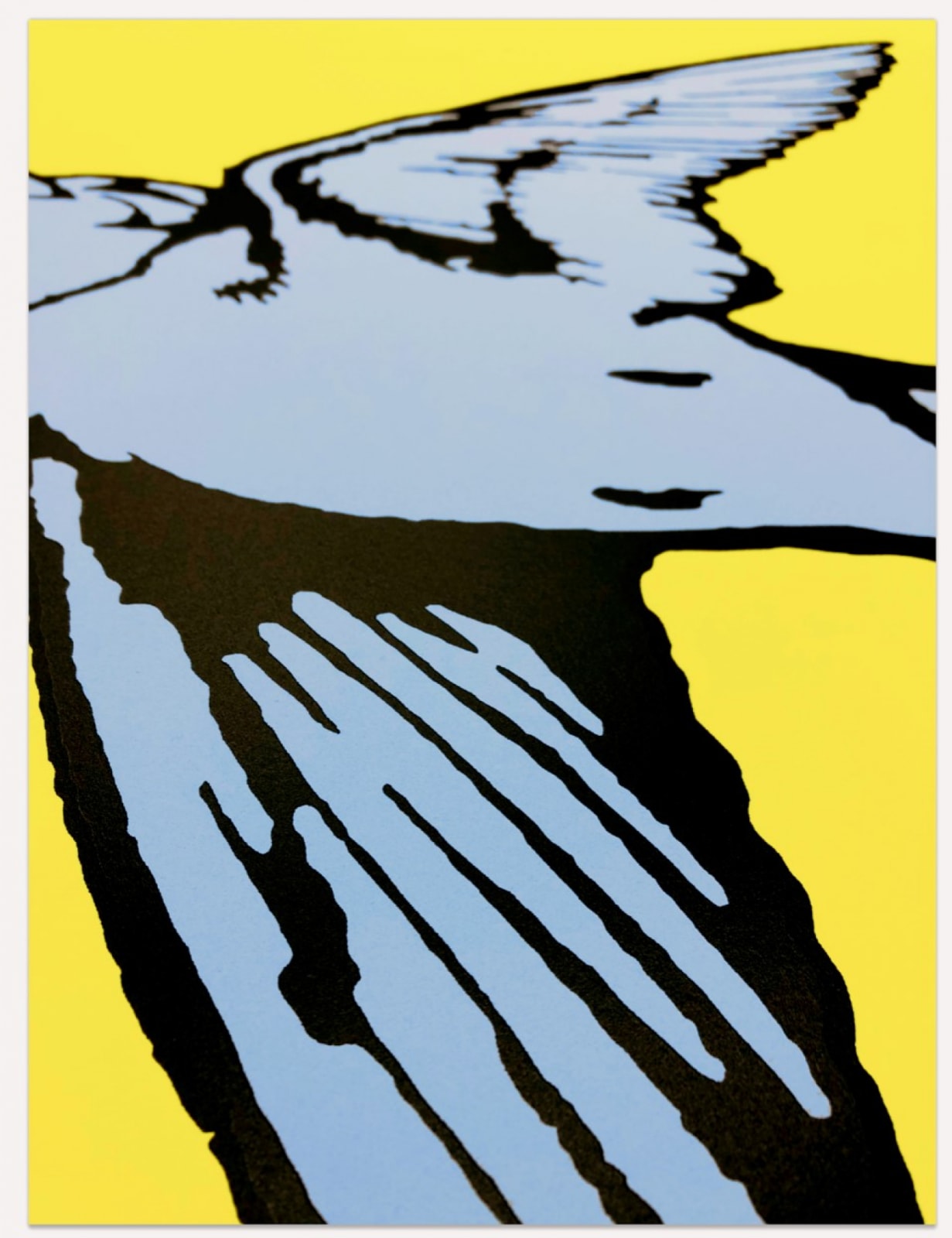 Dan Baldwin, Love and Light Yellow and Blue, 2019