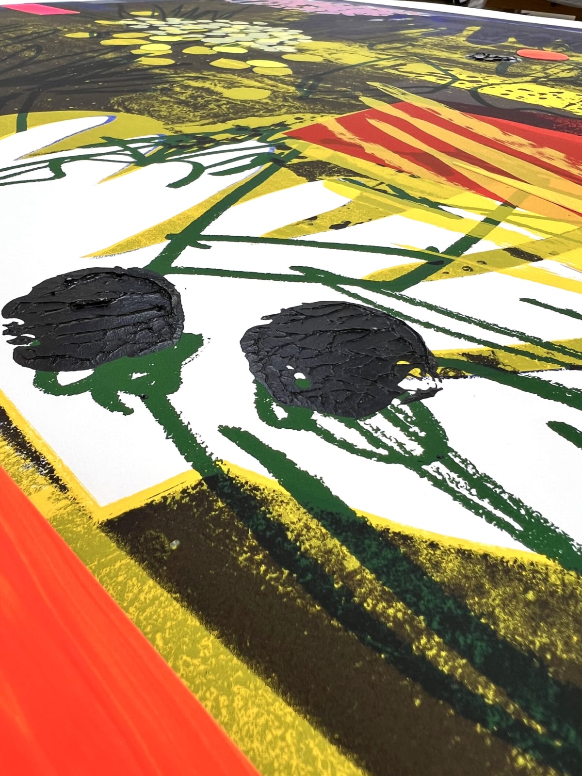 Bruce McLean, Crimson Dawn , 2024