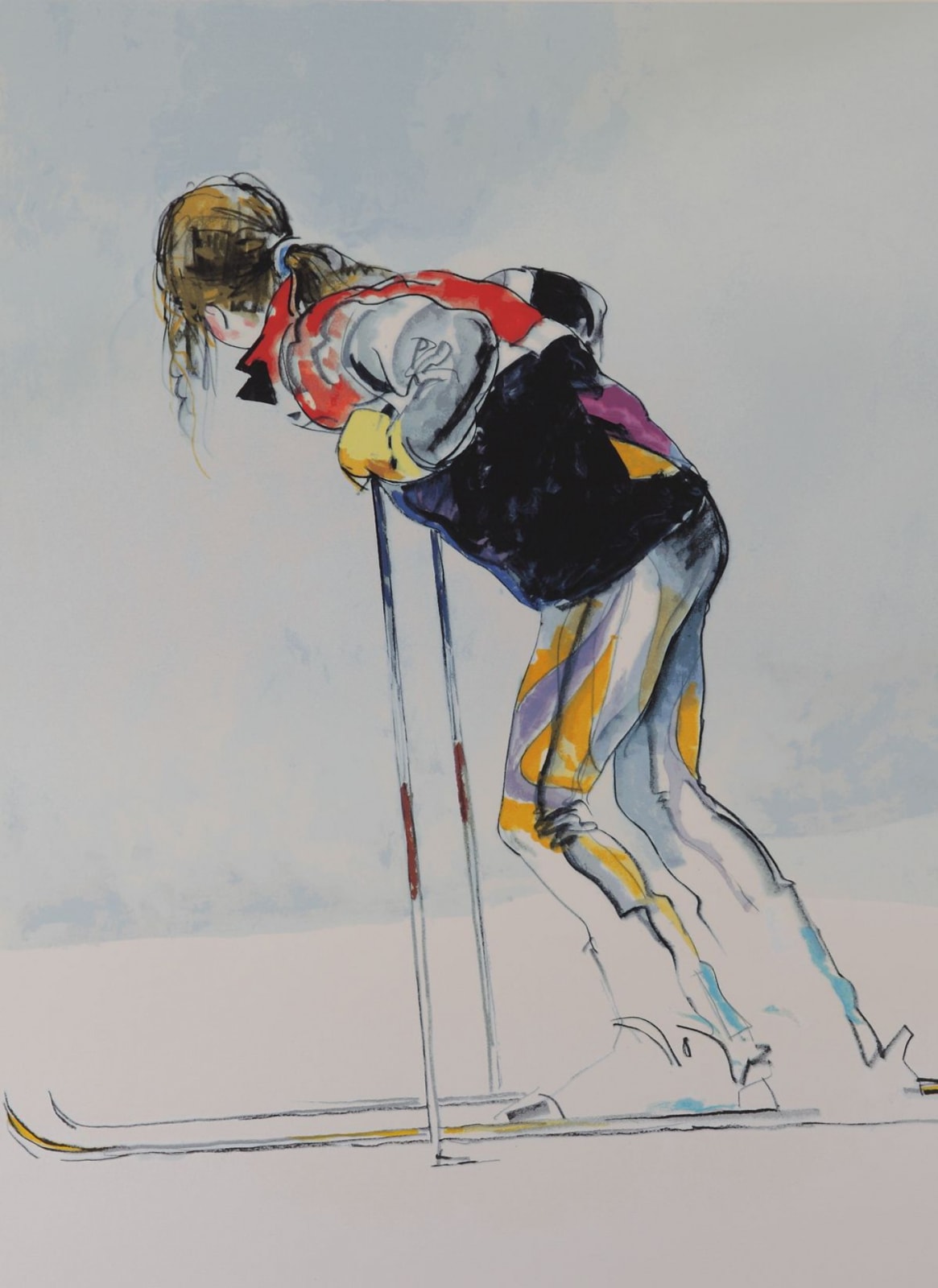 Donald Hamilton Fraser, Skier Resting, 1996