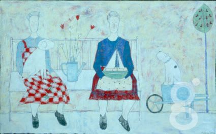 Annora Spence, Two Ladies in the Garden