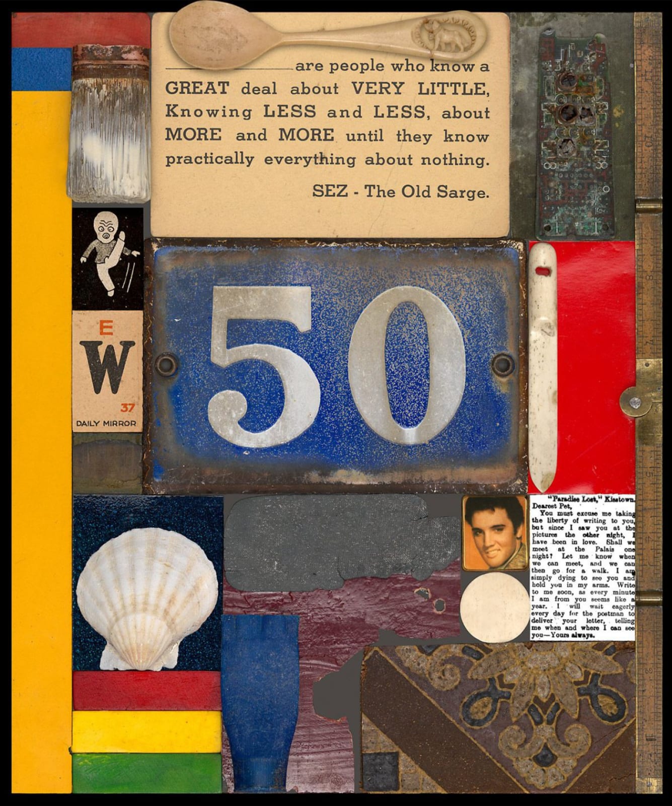 Peter Blake, Wooden Puzzle Series: 50, 2013