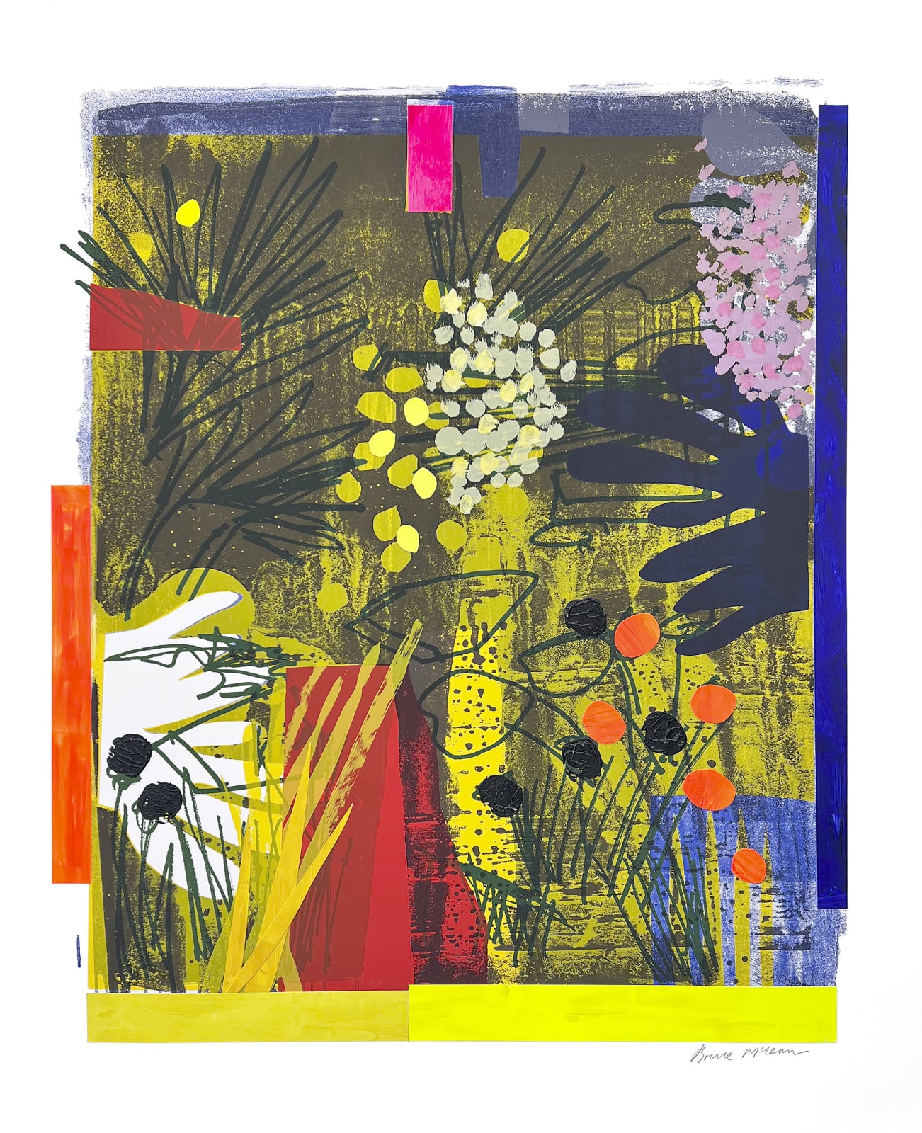 Bruce McLean, Crimson Dawn , 2024