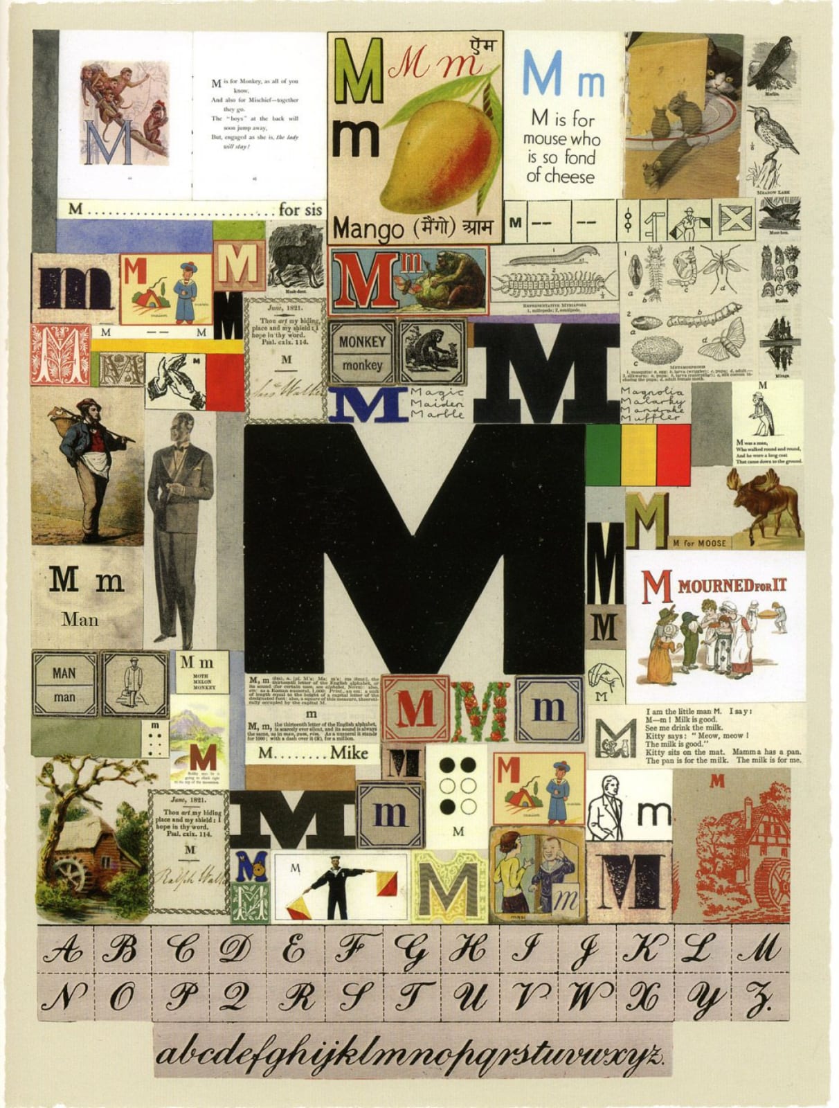 Peter Blake, An Alphabet: The Letter M, 2007