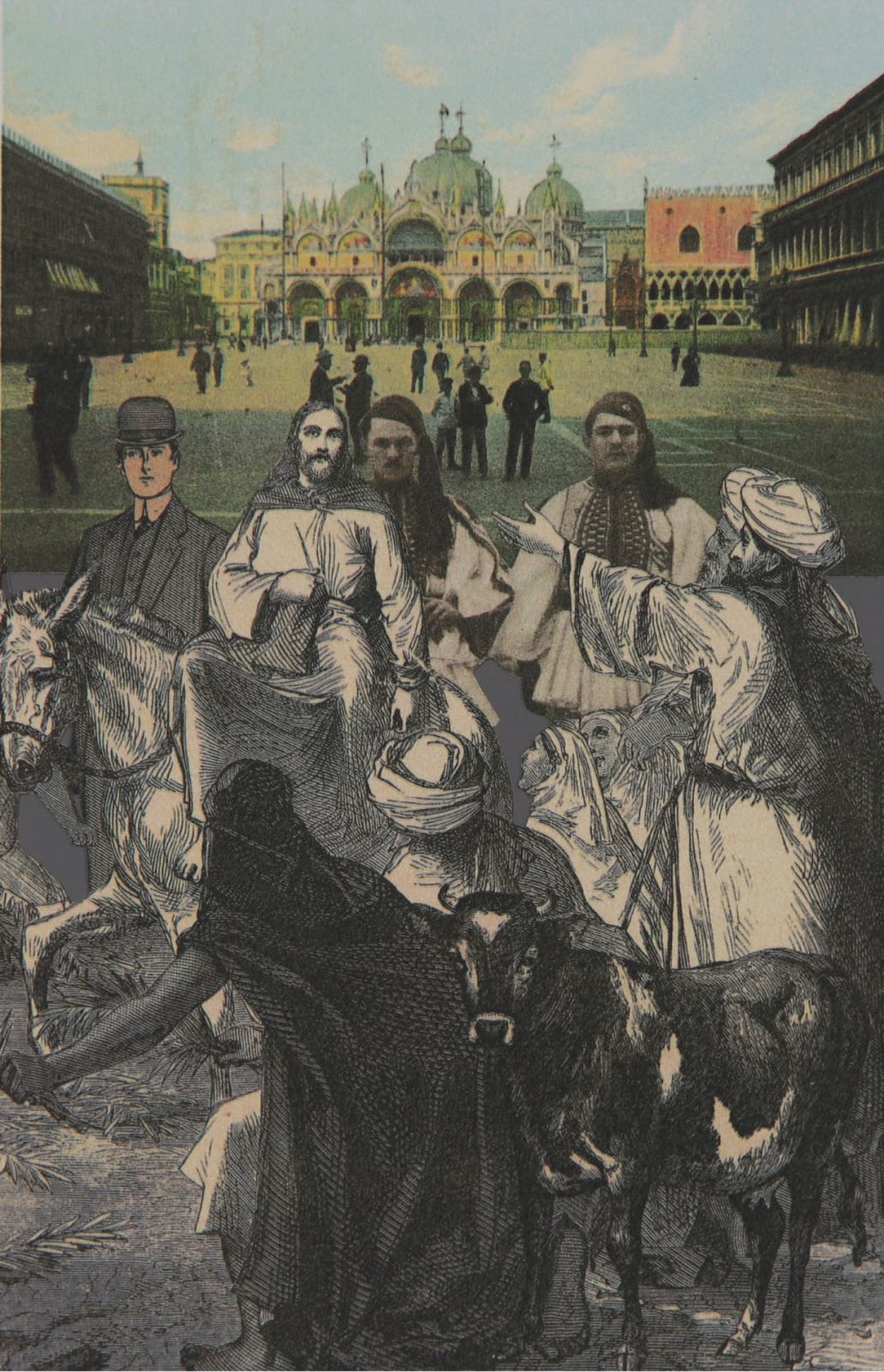 Peter Blake, Venice Suite: Christ's Entry into Venice, 2009