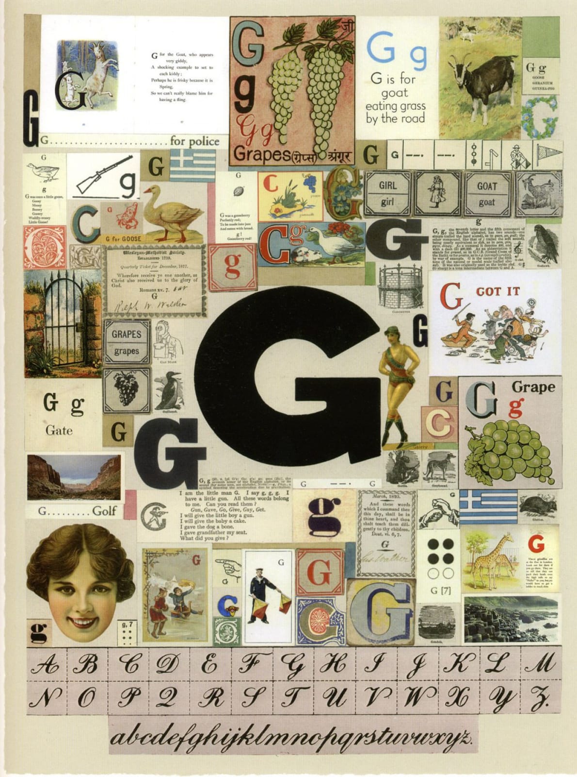 Peter Blake, An Alphabet: The Letter G, 2007