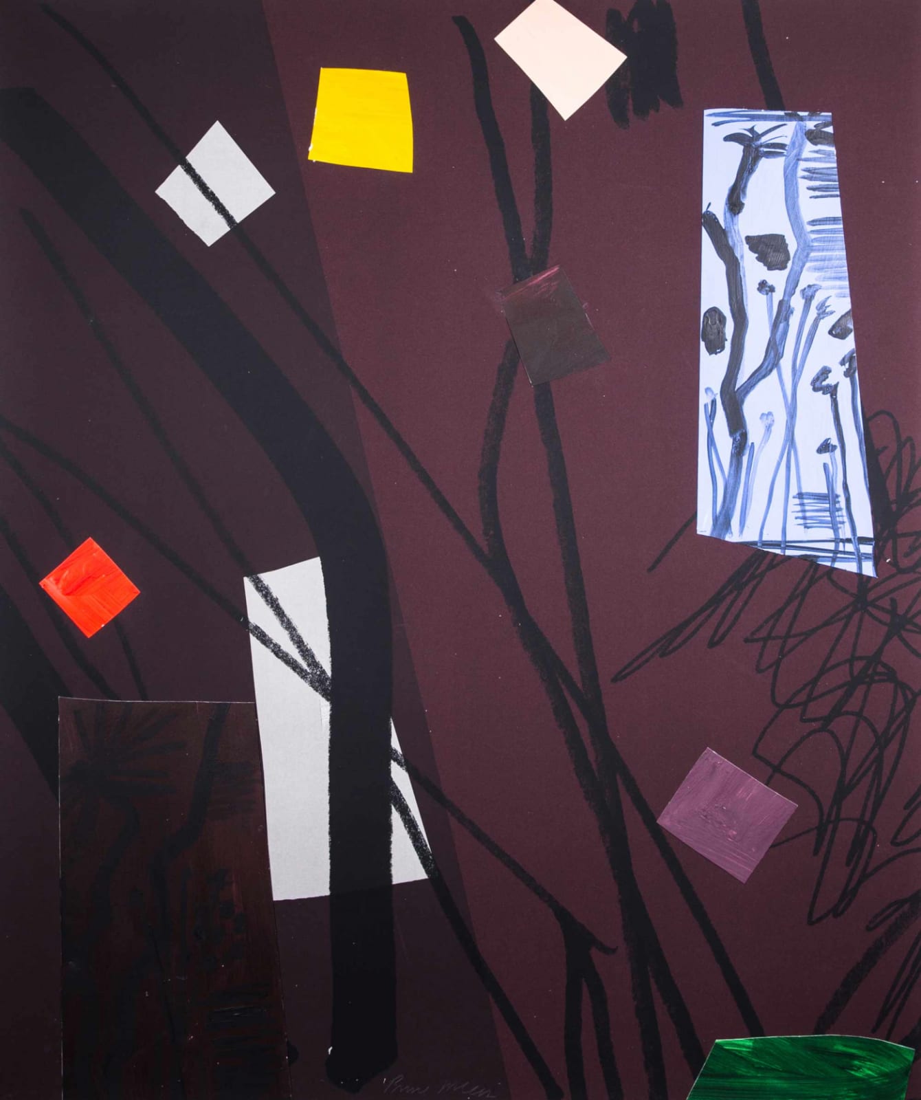 Bruce Mclean, Dream Garden Mono 9, 2017