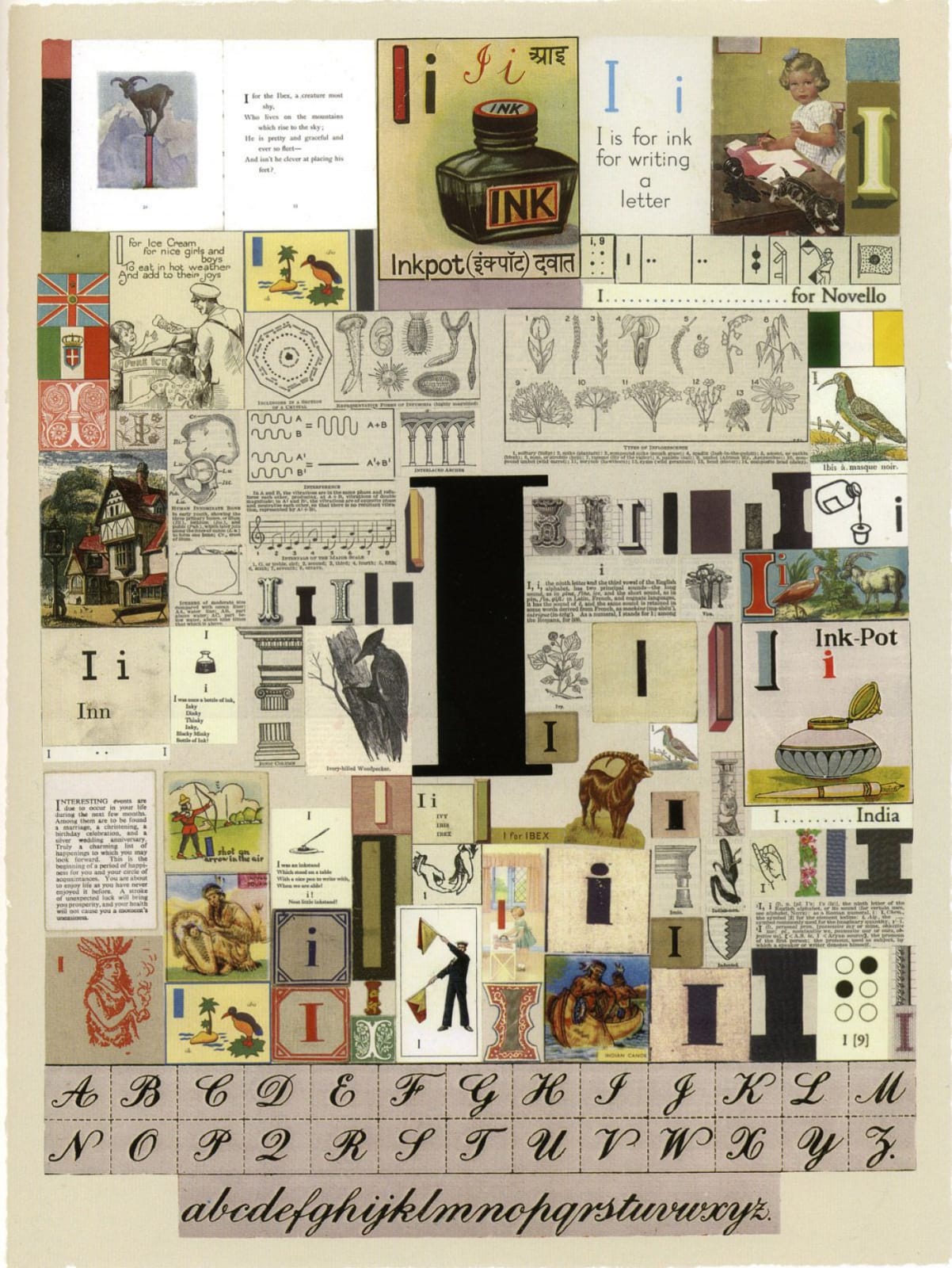 Peter Blake, An Alphabet: The Letter I, 2007